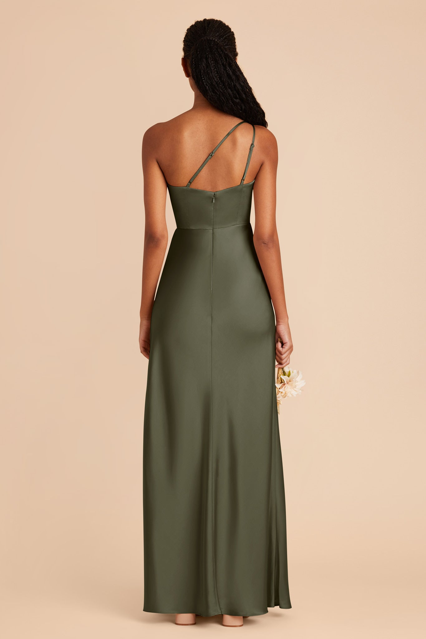 Olive Kensie Matte Satin Dress by Birdy Grey