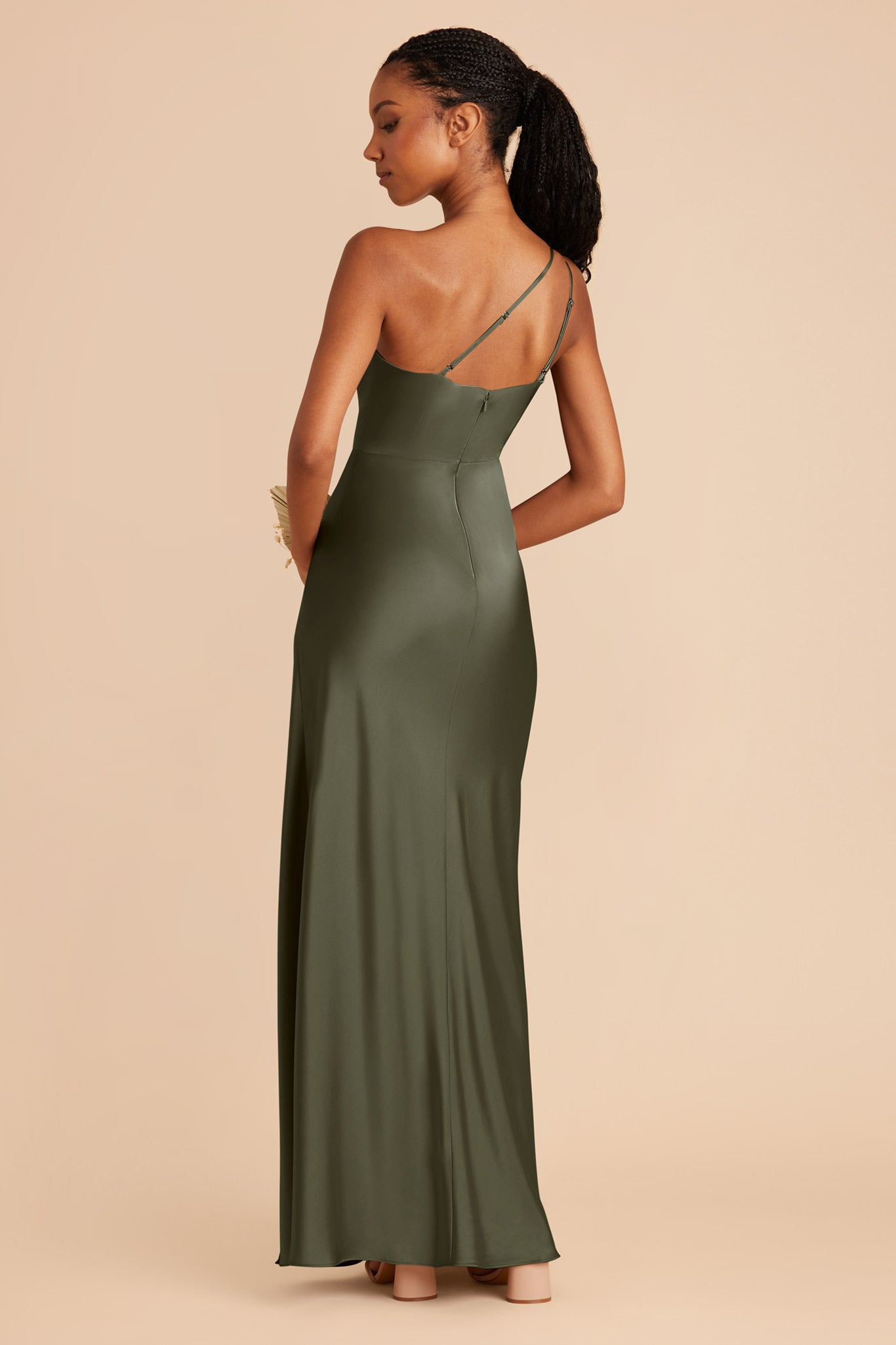 Olive Kensie Matte Satin Dress by Birdy Grey