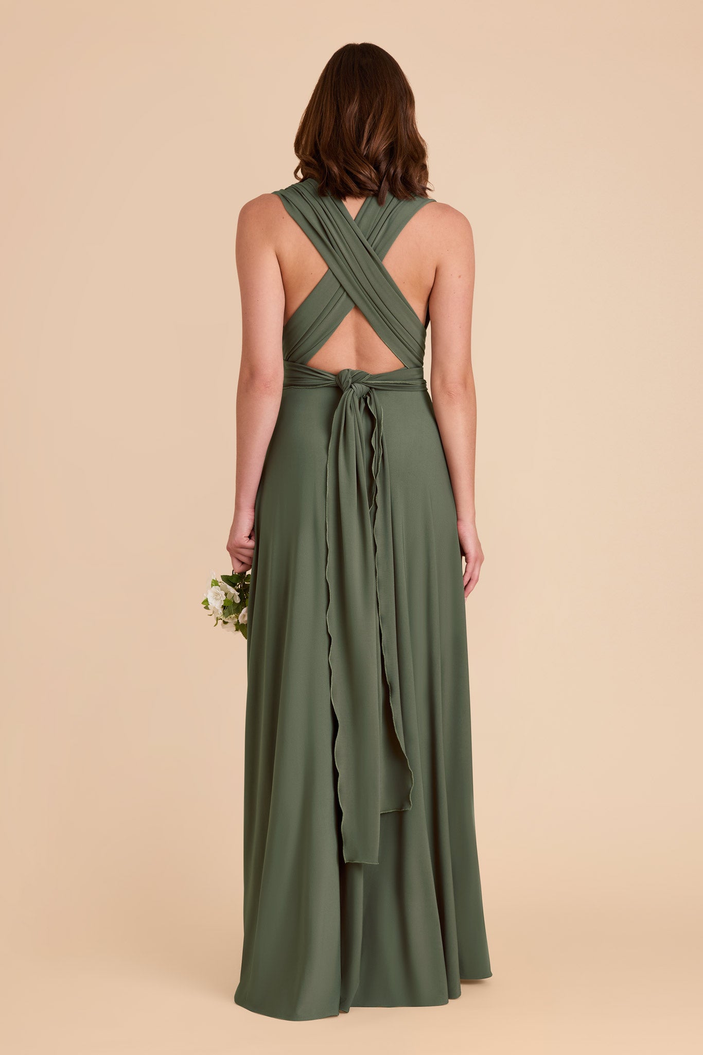 Olive Willow Convertible Luxe Knit Dress by Birdy Grey