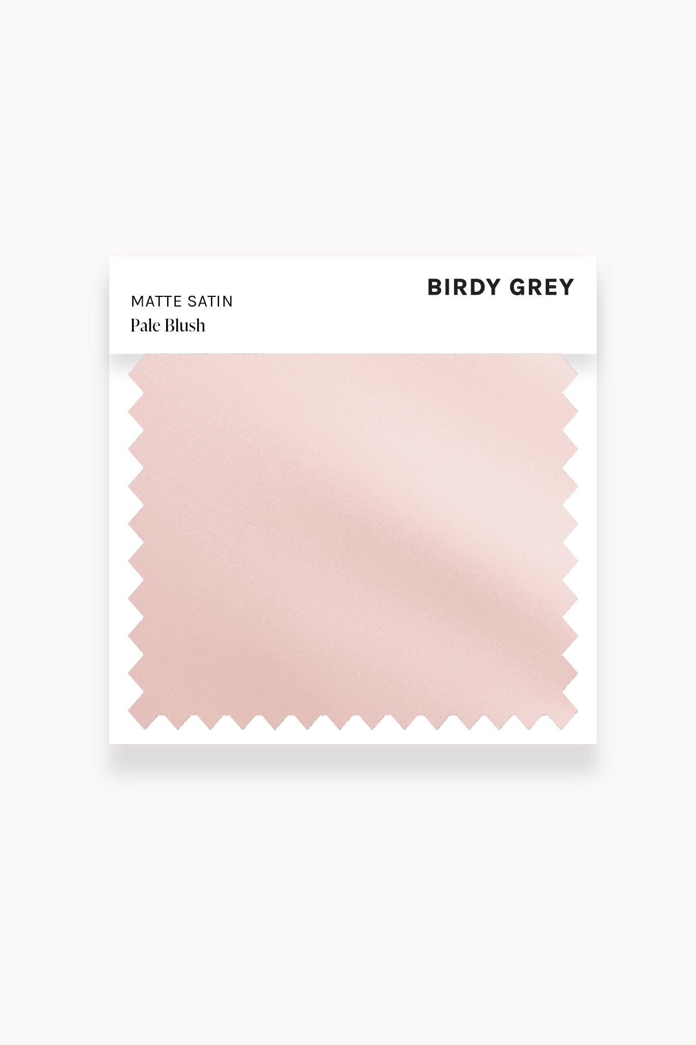 Matte Satin Swatch in Pale Blush by Birdy Grey