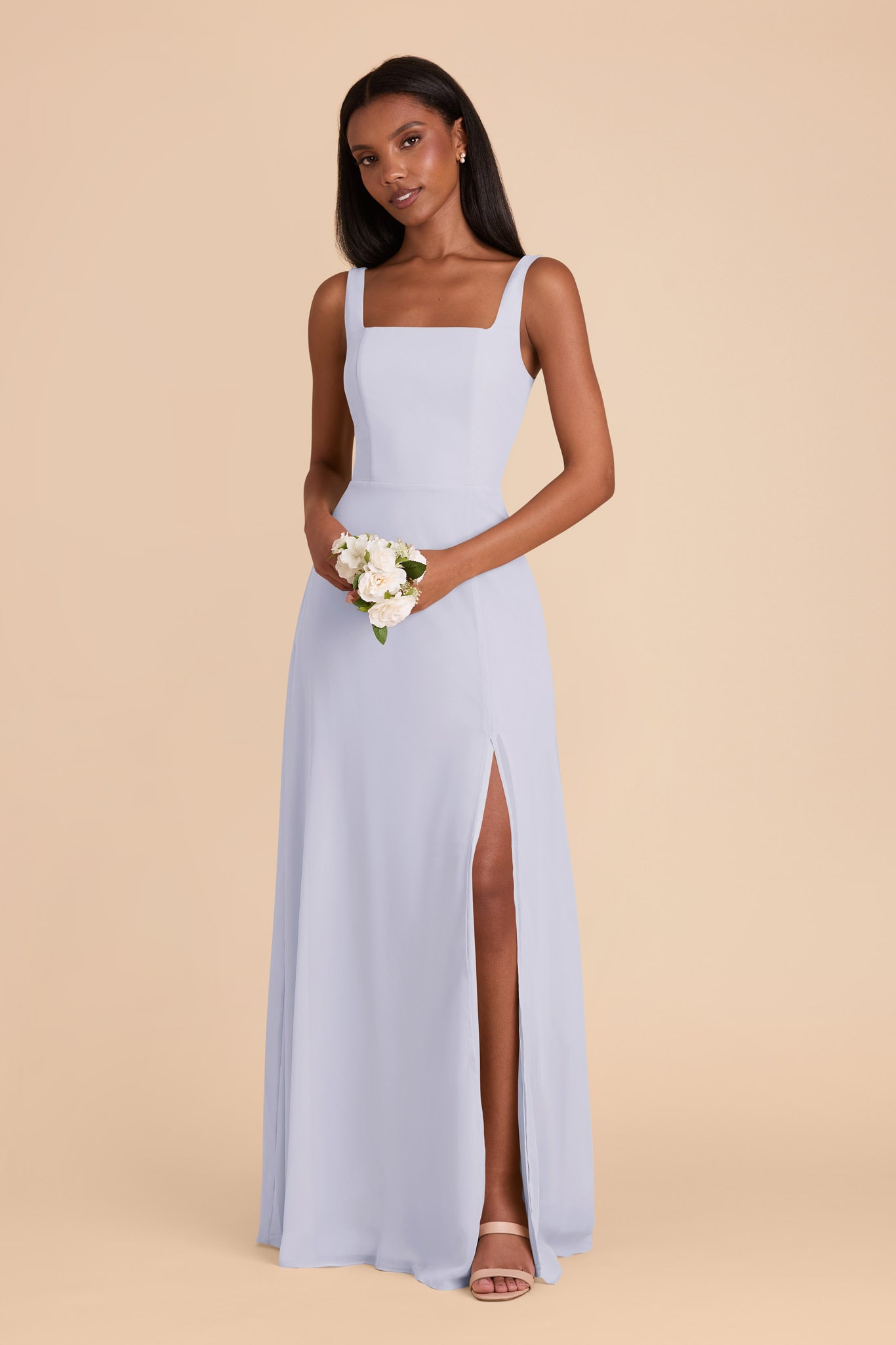 Periwinkle Blue Alex Convertible Chiffon Dress by Birdy Grey