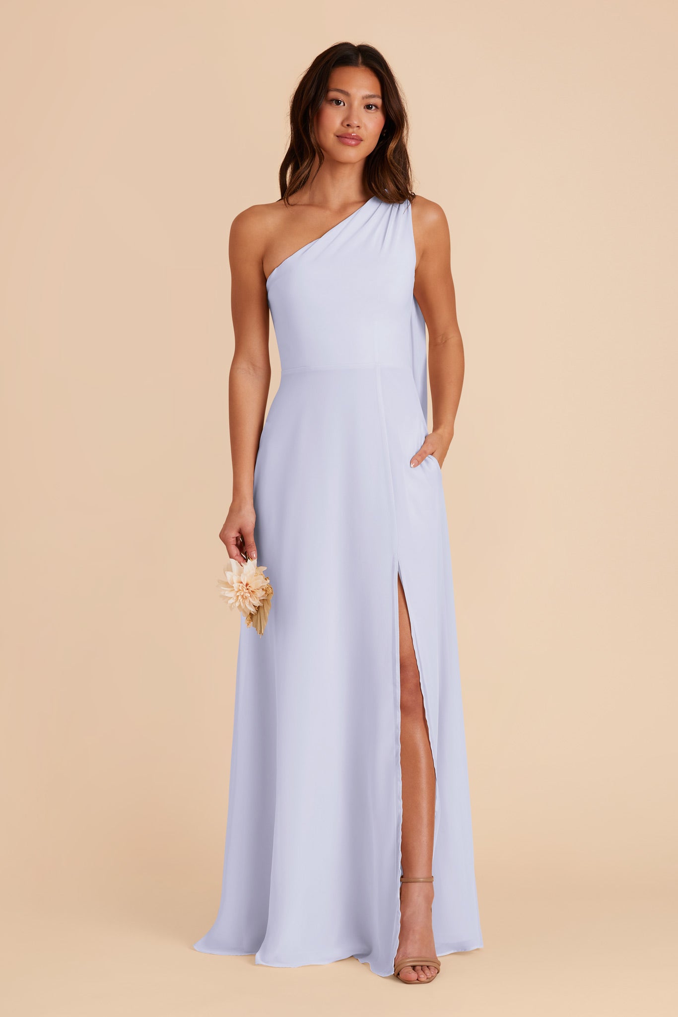 Periwinkle Blue Melissa Chiffon Dress by Birdy Grey