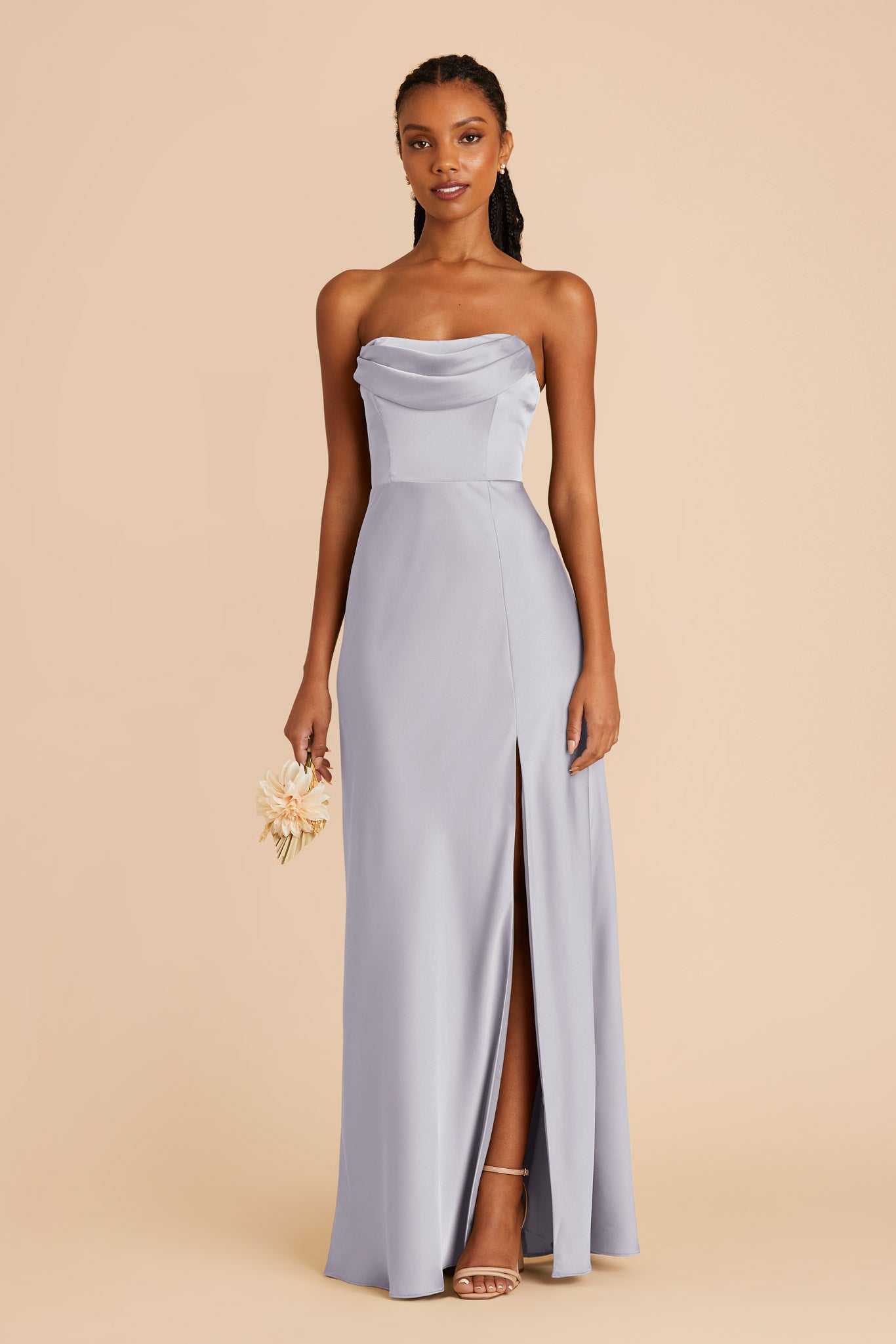 Periwinkle Strapless Dress