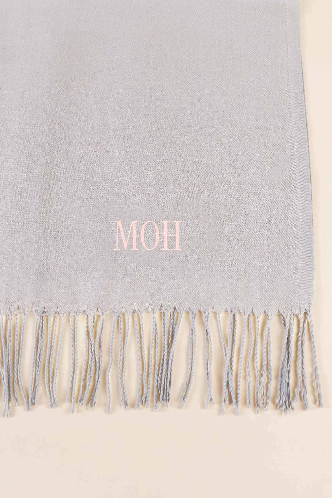 Shawl With Fringe - Beige