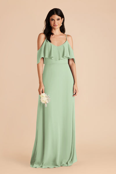 Pistachio Jane Convertible Chiffon Dress by Birdy Grey