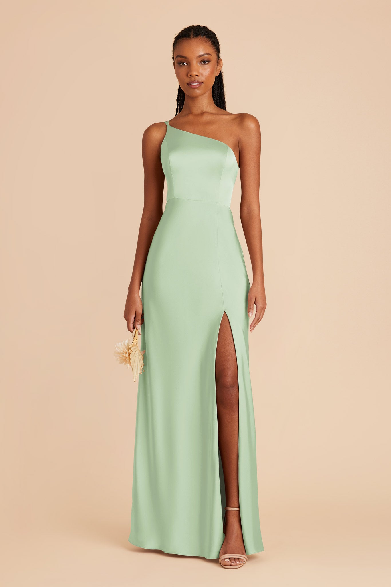 Kensie Matte Satin Dress - Pistachio