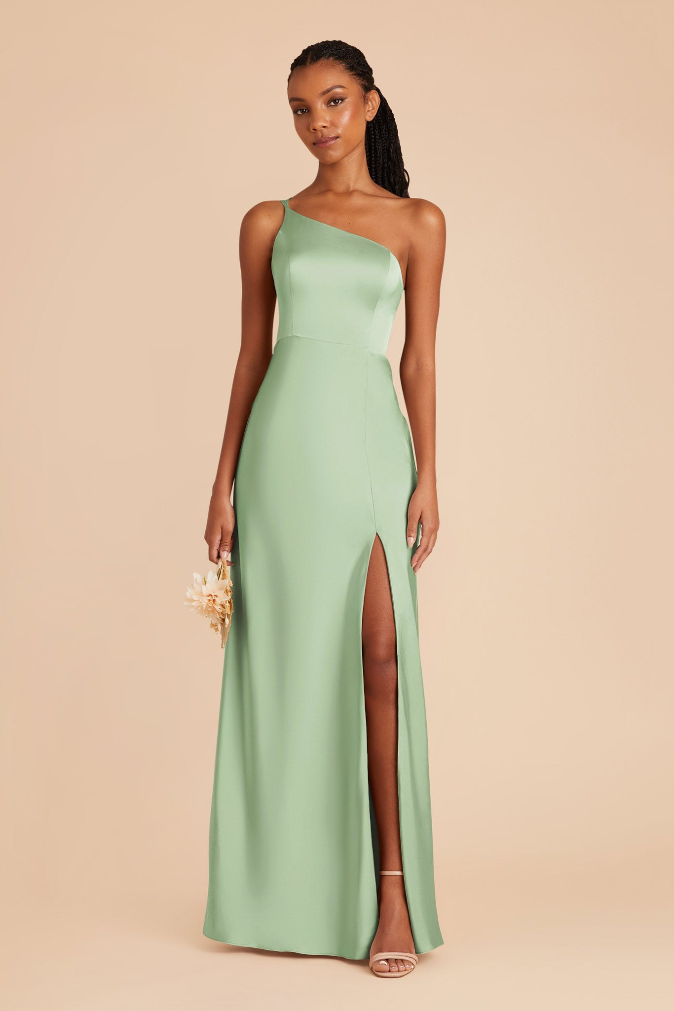 Kensie Matte Satin Dress - Pistachio