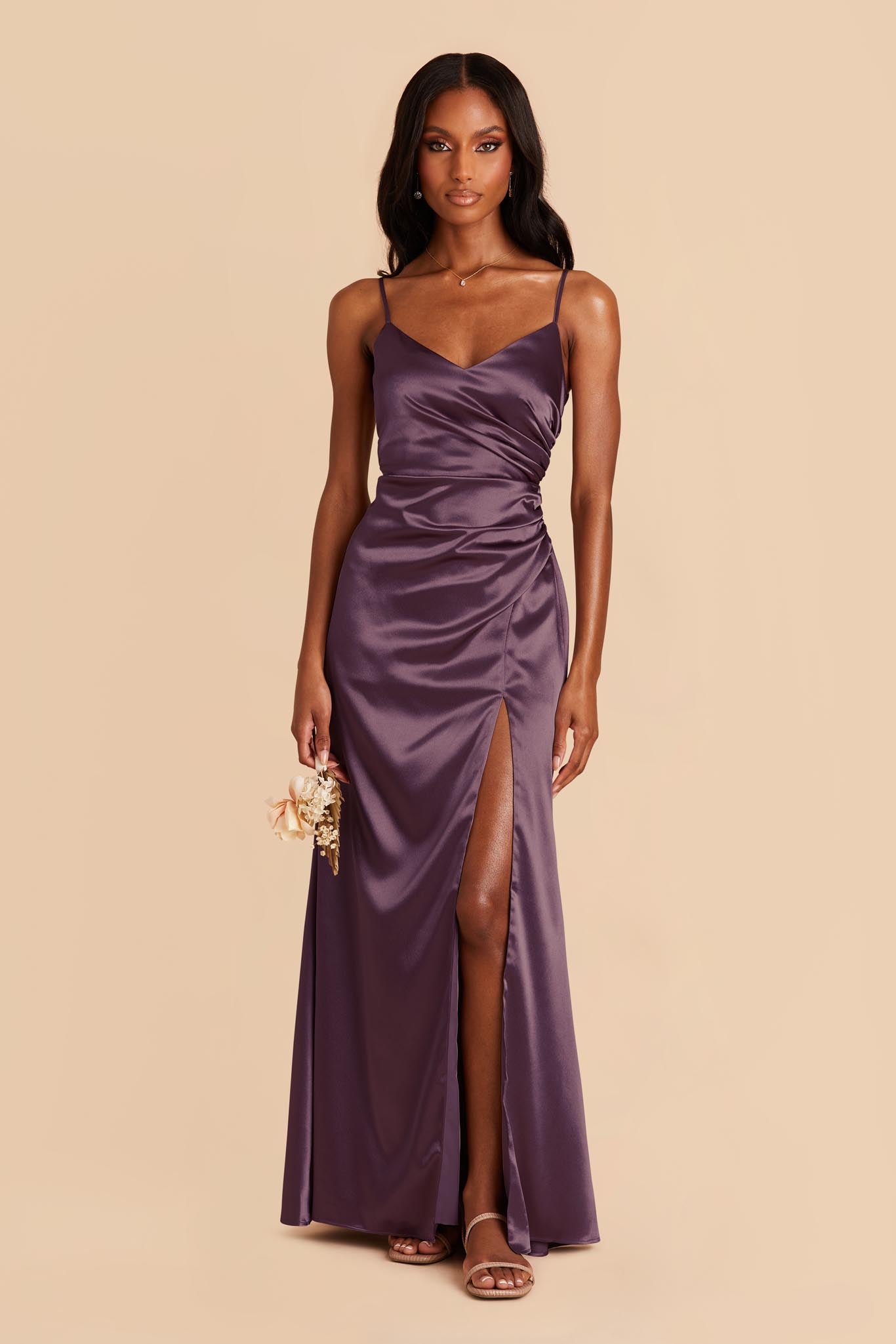 Light plum bridesmaid dresses hotsell