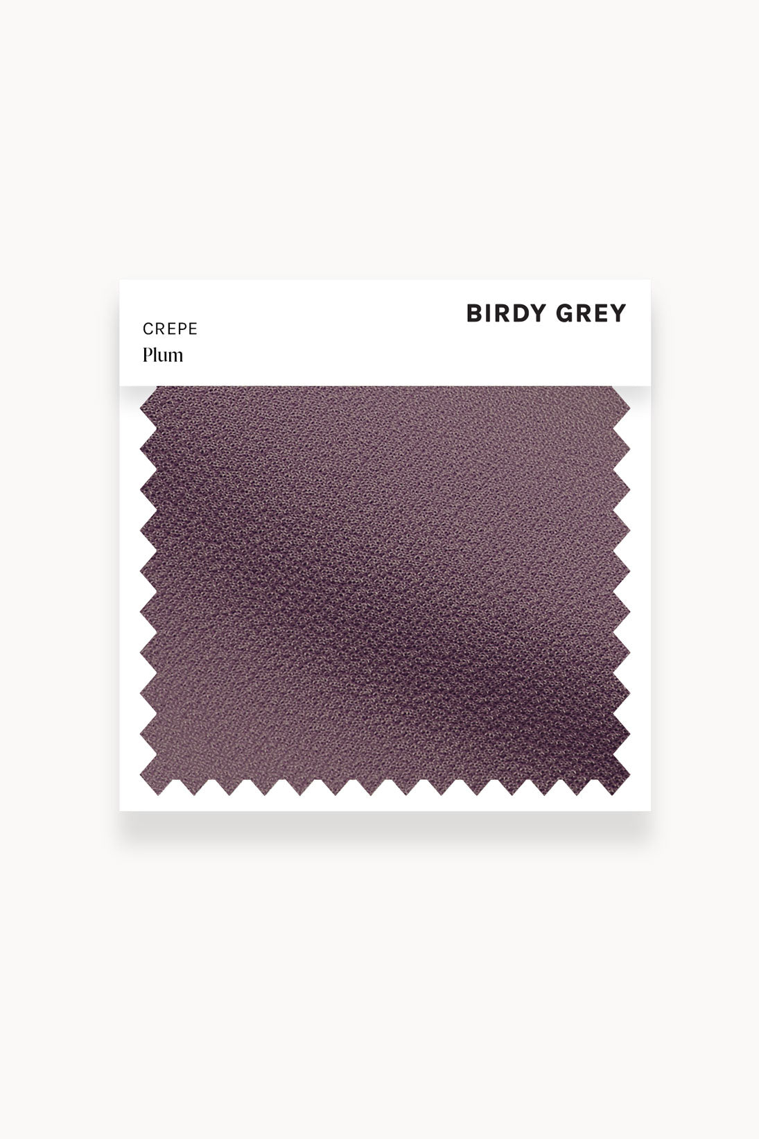 Plum Crepe Swatch by Birdy Grey