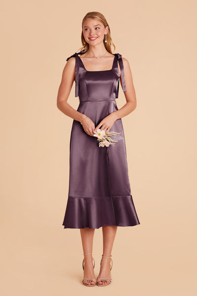 Plum Eugenia Convertible Midi Dress by Birdy Grey