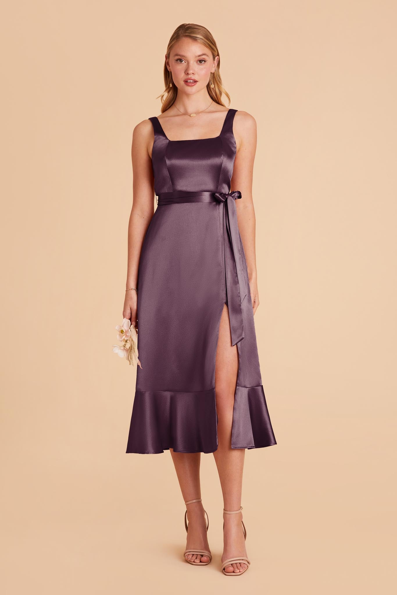 Plum Eugenia Convertible Midi Dress by Birdy Grey