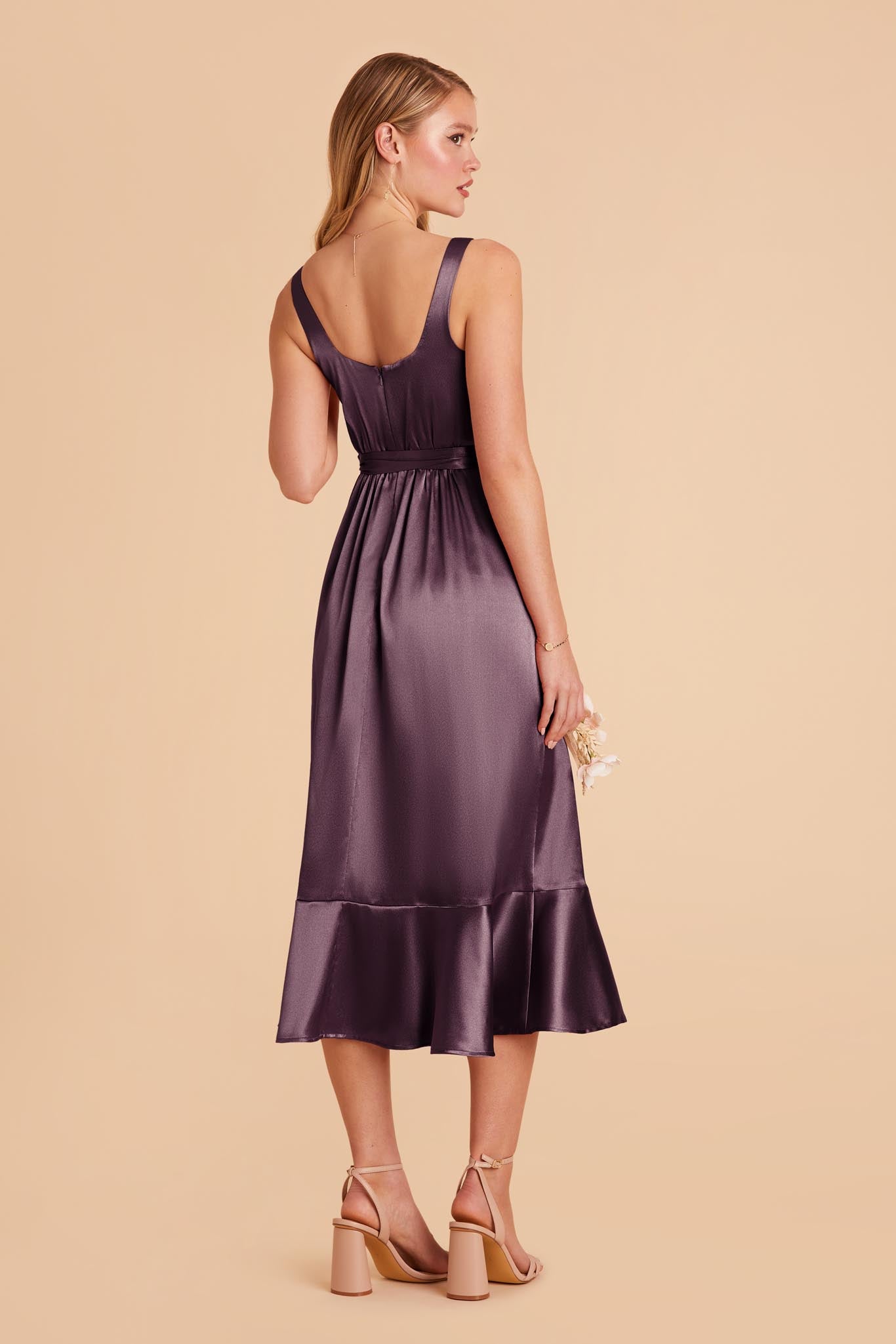 Plum Eugenia Convertible Midi Dress by Birdy Grey