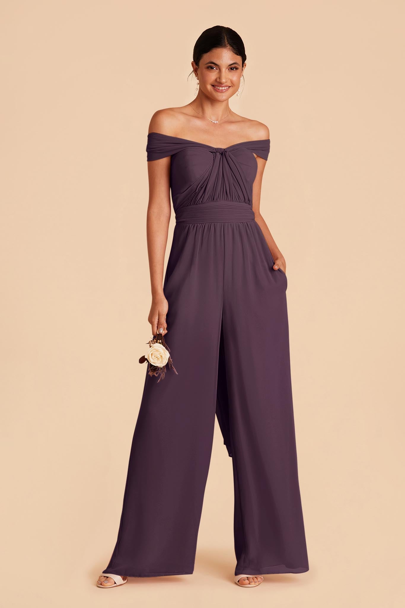 Plum jumpsuit cheap