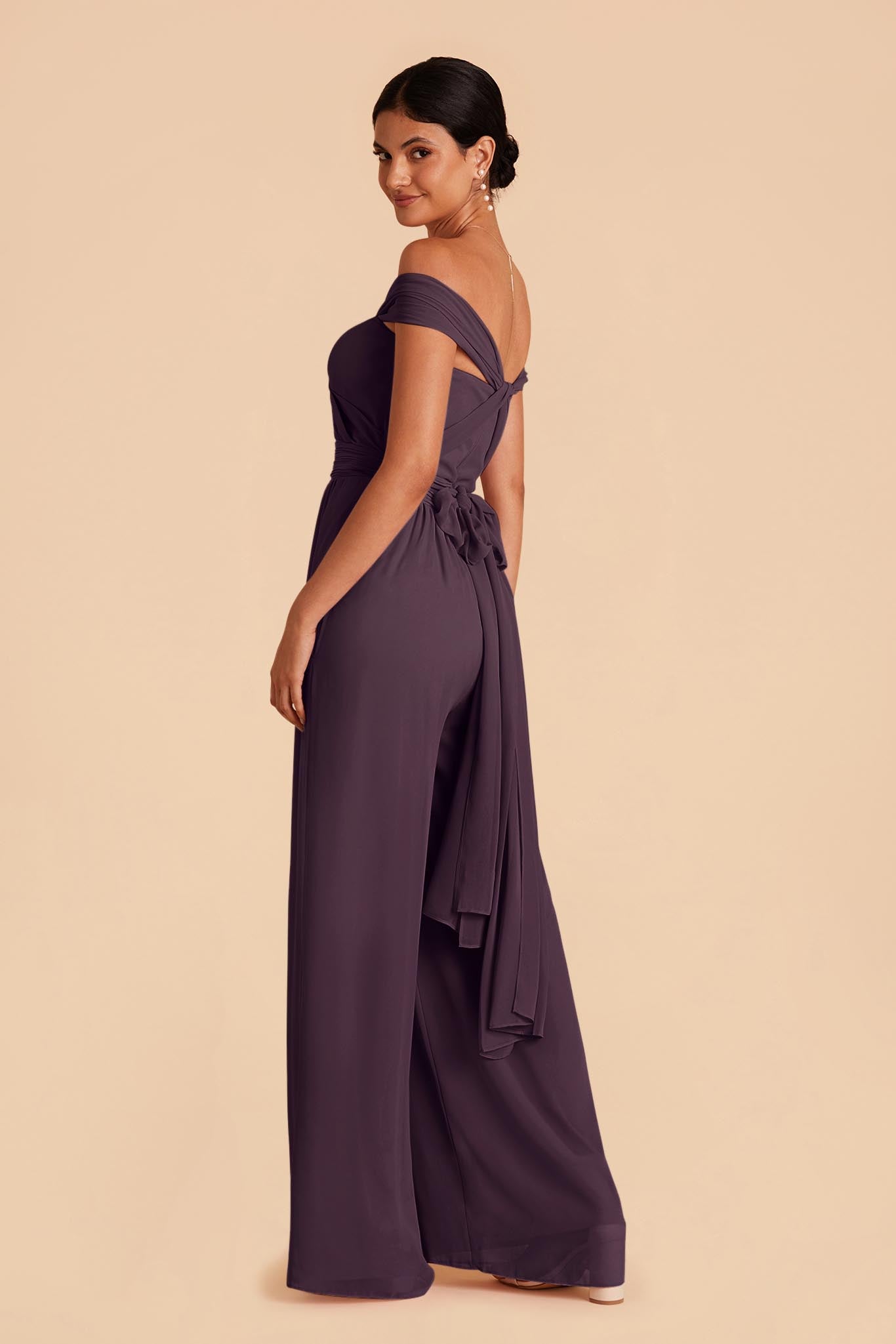 Grey bridesmaid jumpsuit online