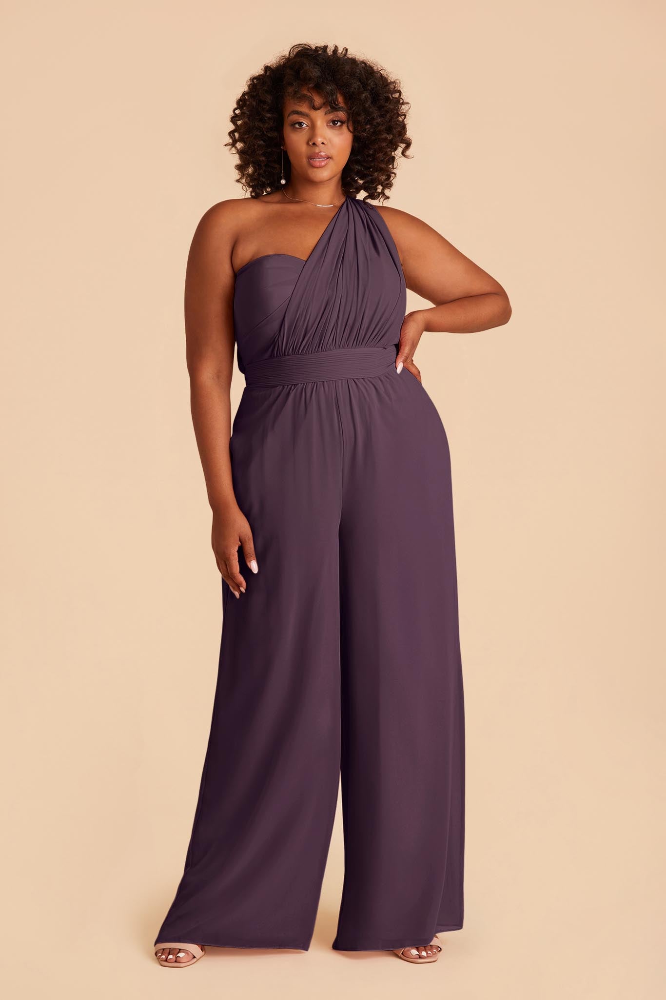 Purple Bridesmaid Jumpsuits