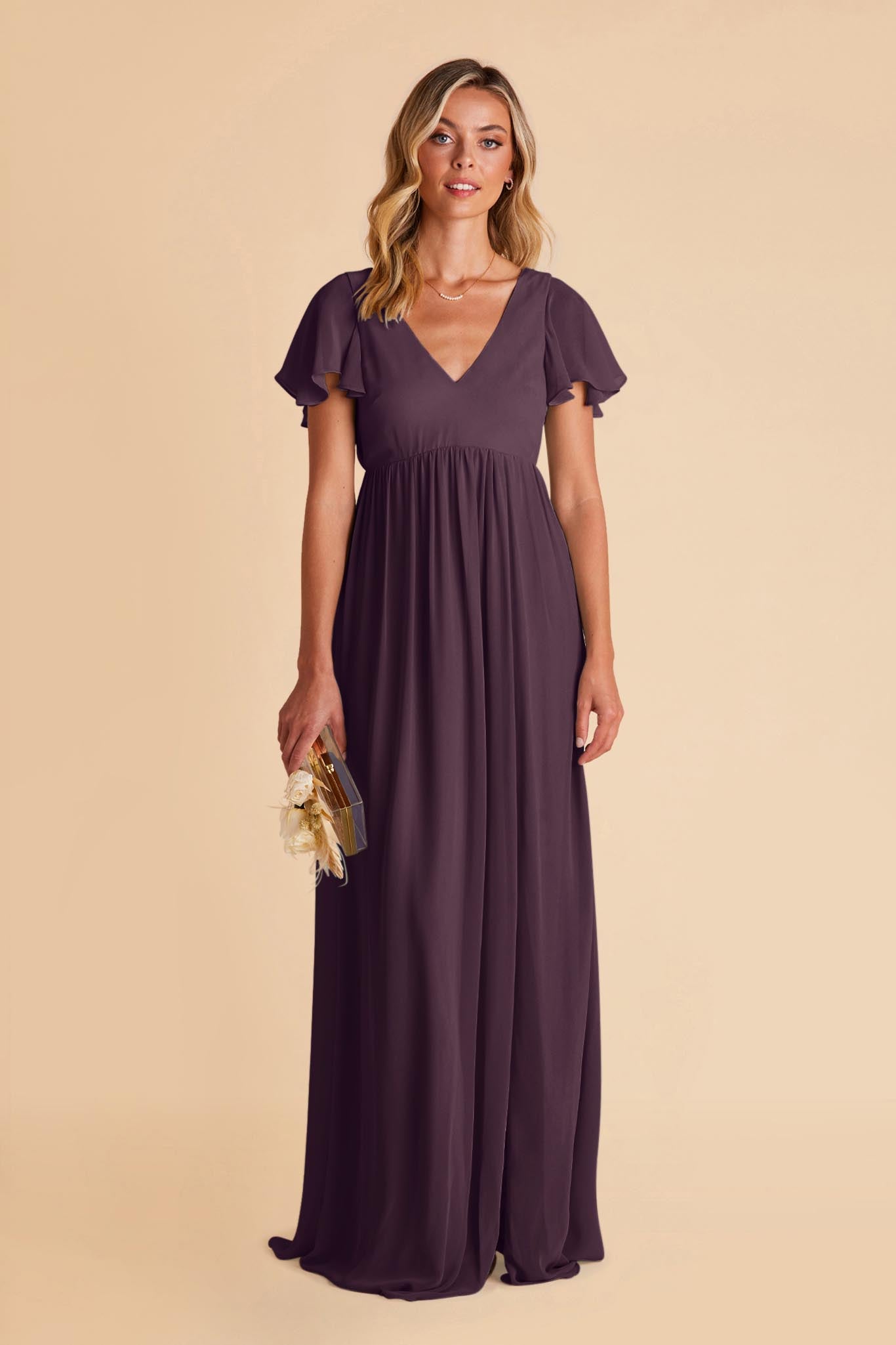 Plum maternity bridesmaid clearance dresses