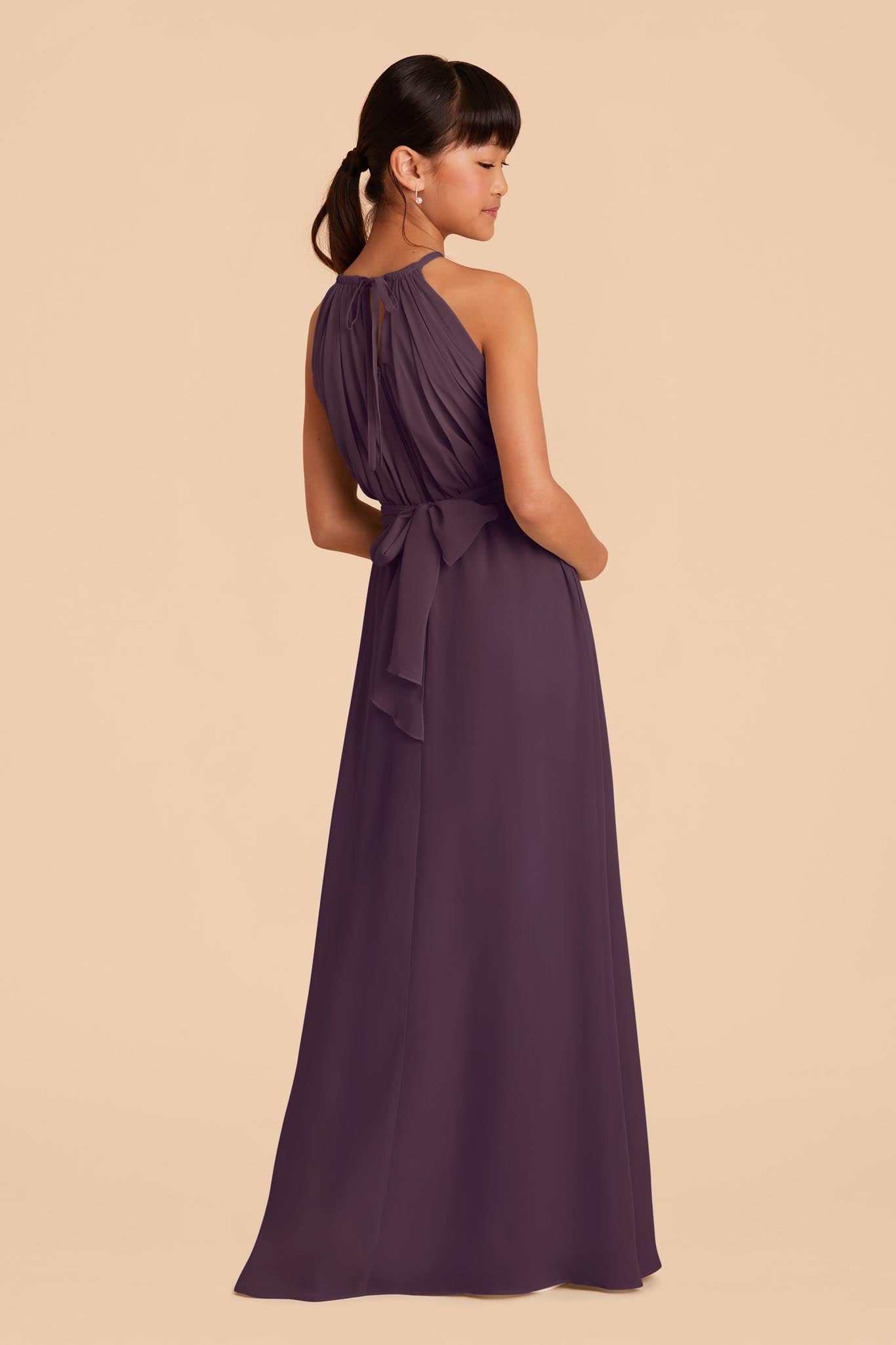 Plum Junior Bridesmaid Dresses