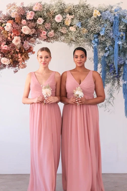 dusty pink bridesmaid dresses uk