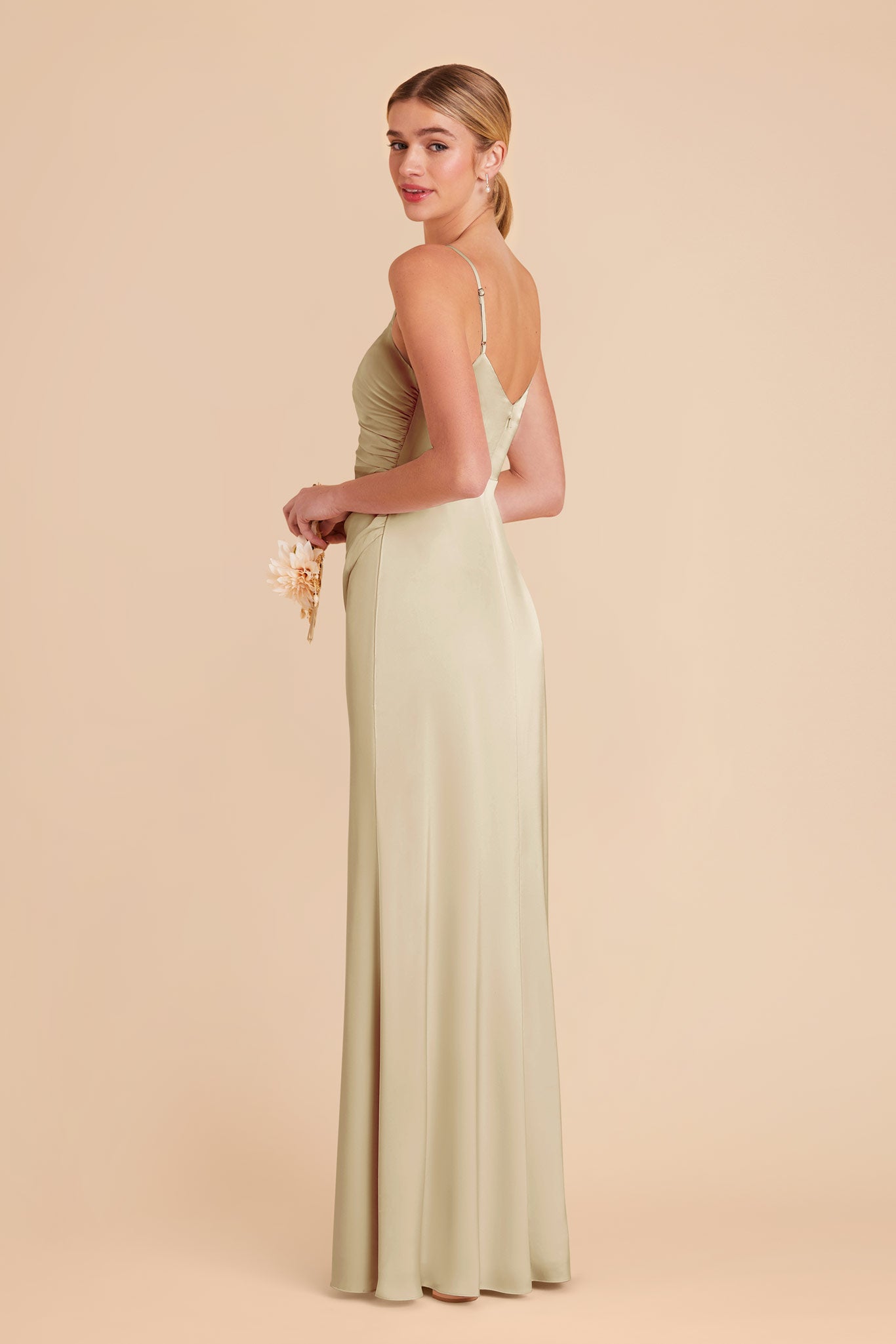 Prosecco Catherine Matte Satin Dress by Birdy Grey