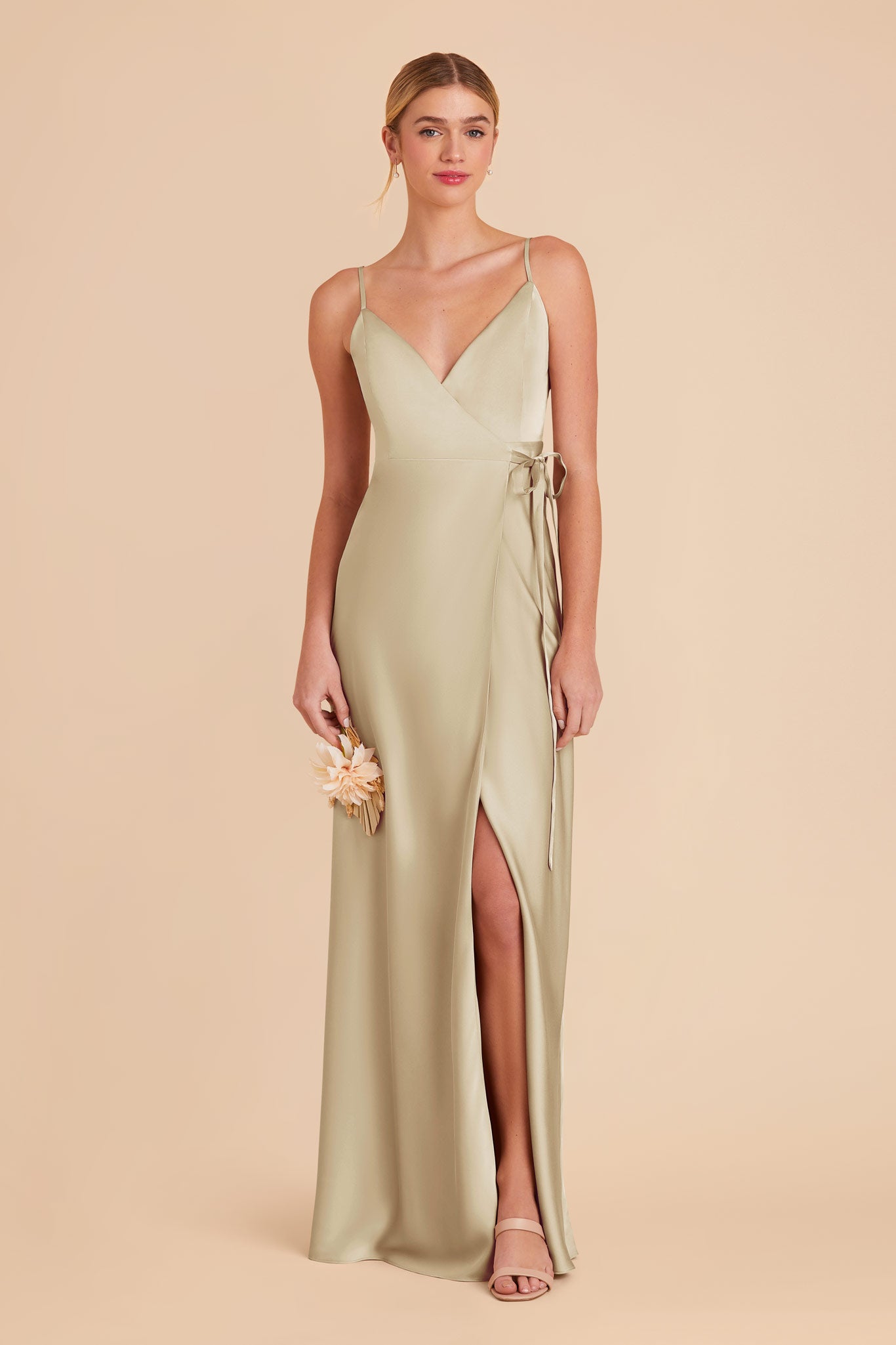 Prosecco Cindy Matte Satin Dress by Birdy Grey