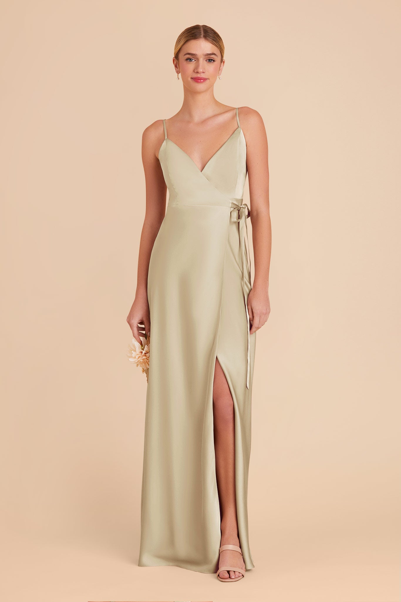 Prosecco Cindy Matte Satin Dress by Birdy Grey