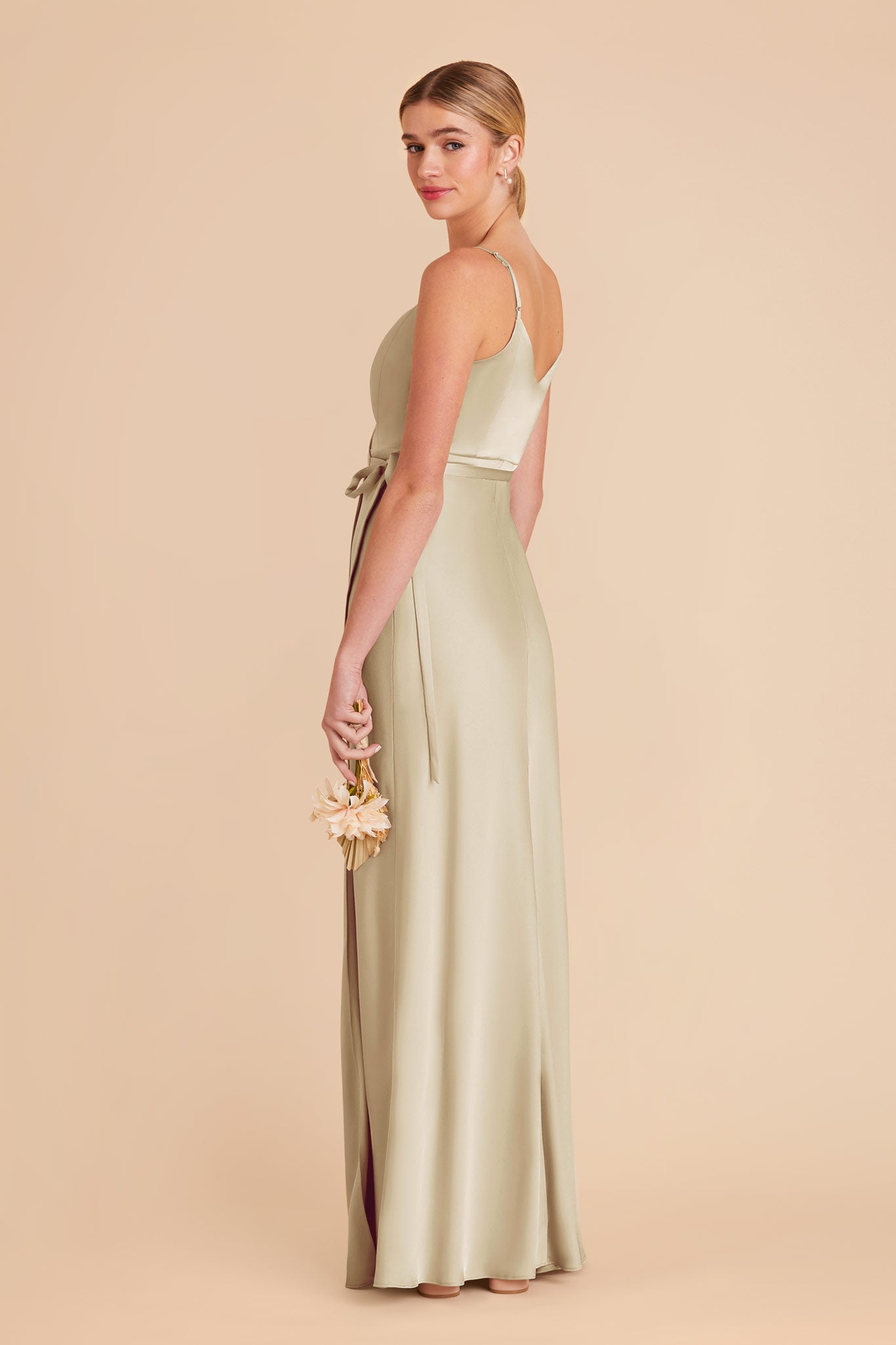 Prosecco Cindy Matte Satin Dress by Birdy Grey