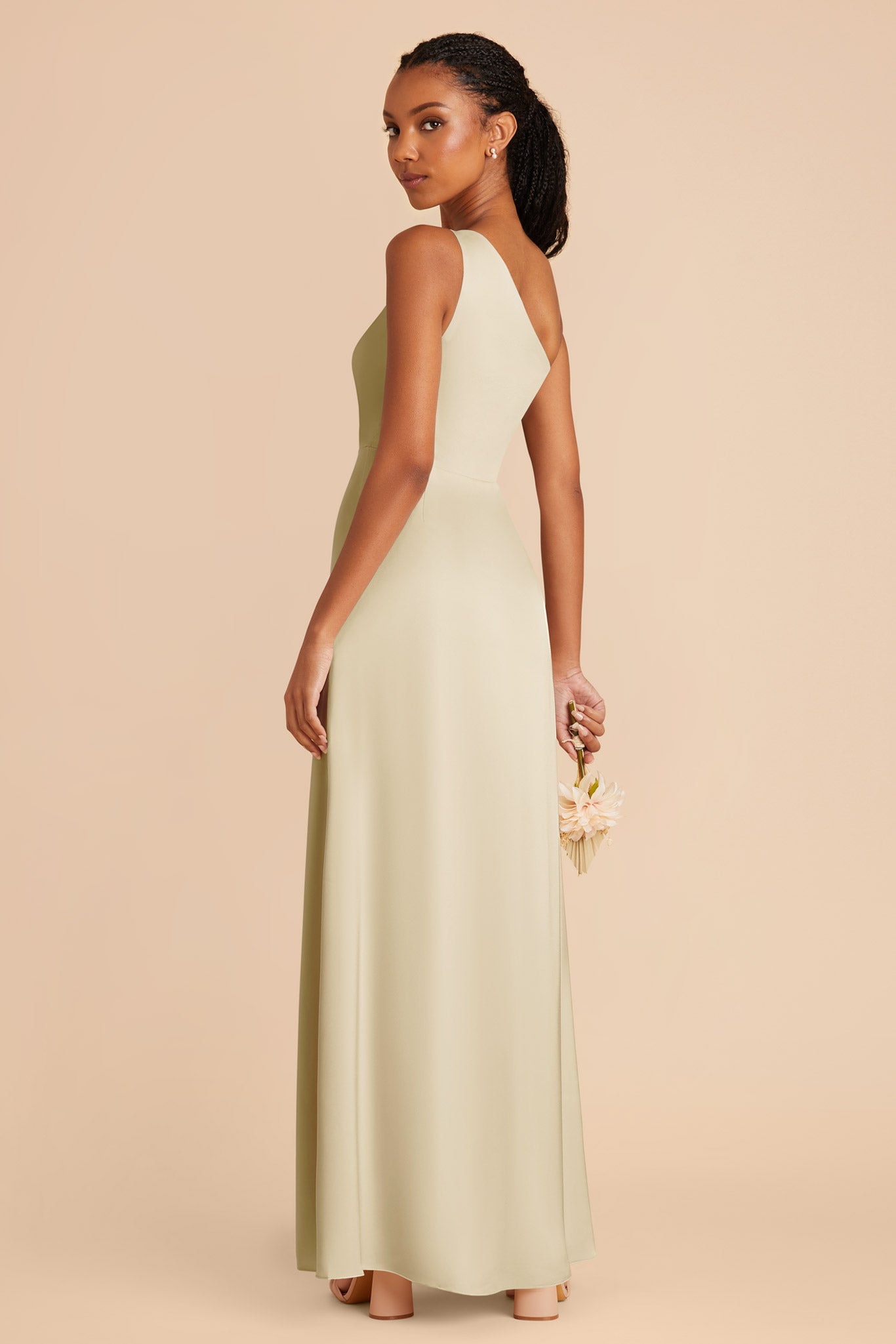 Prosecco Kira Matte Satin Dress by Birdy Grey