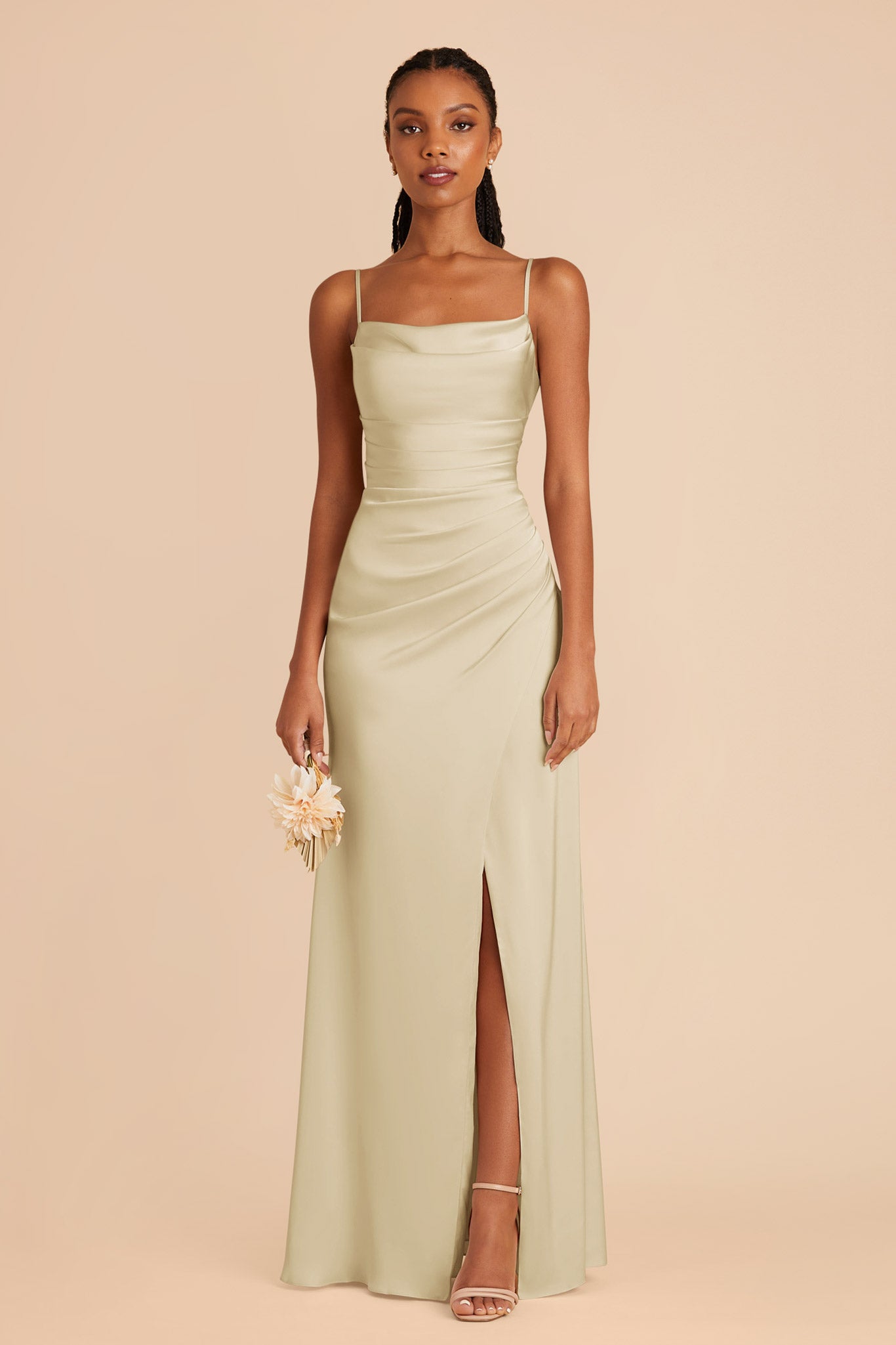 Prosecco Lydia Matte Satin Dress by Birdy Grey