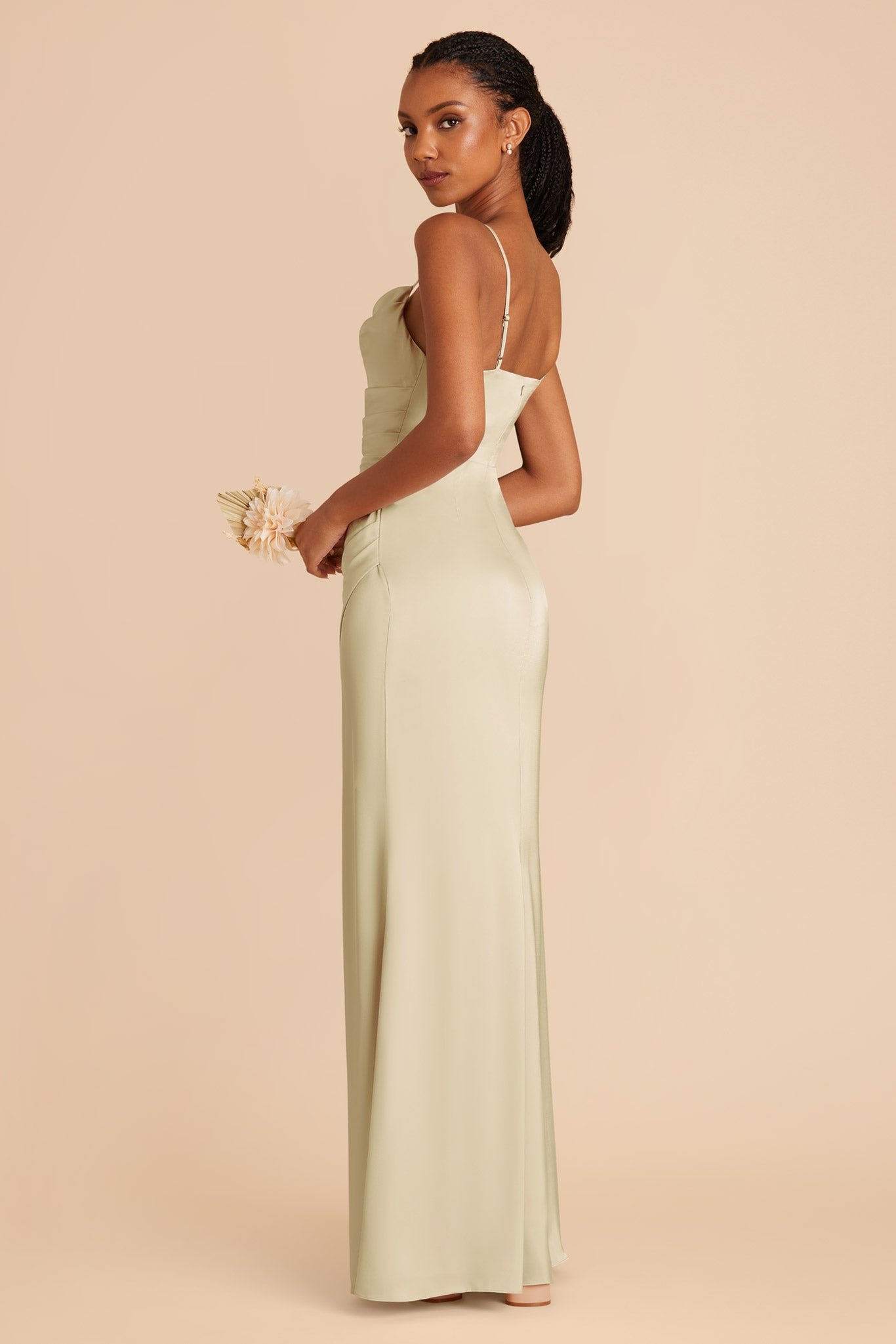 Prosecco Lydia Matte Satin Dress by Birdy Grey