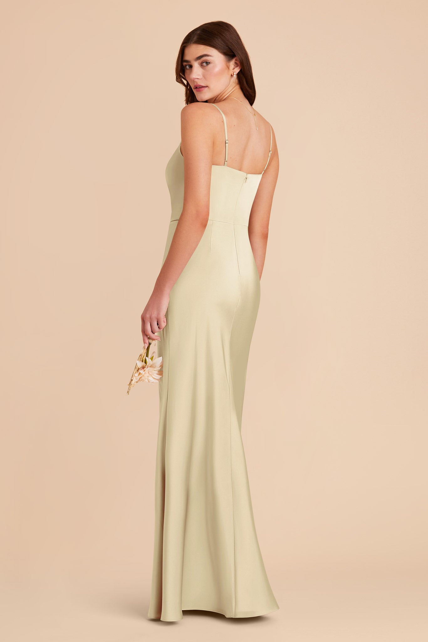 Prosecco Mai Matte Satin Dress by Birdy Grey