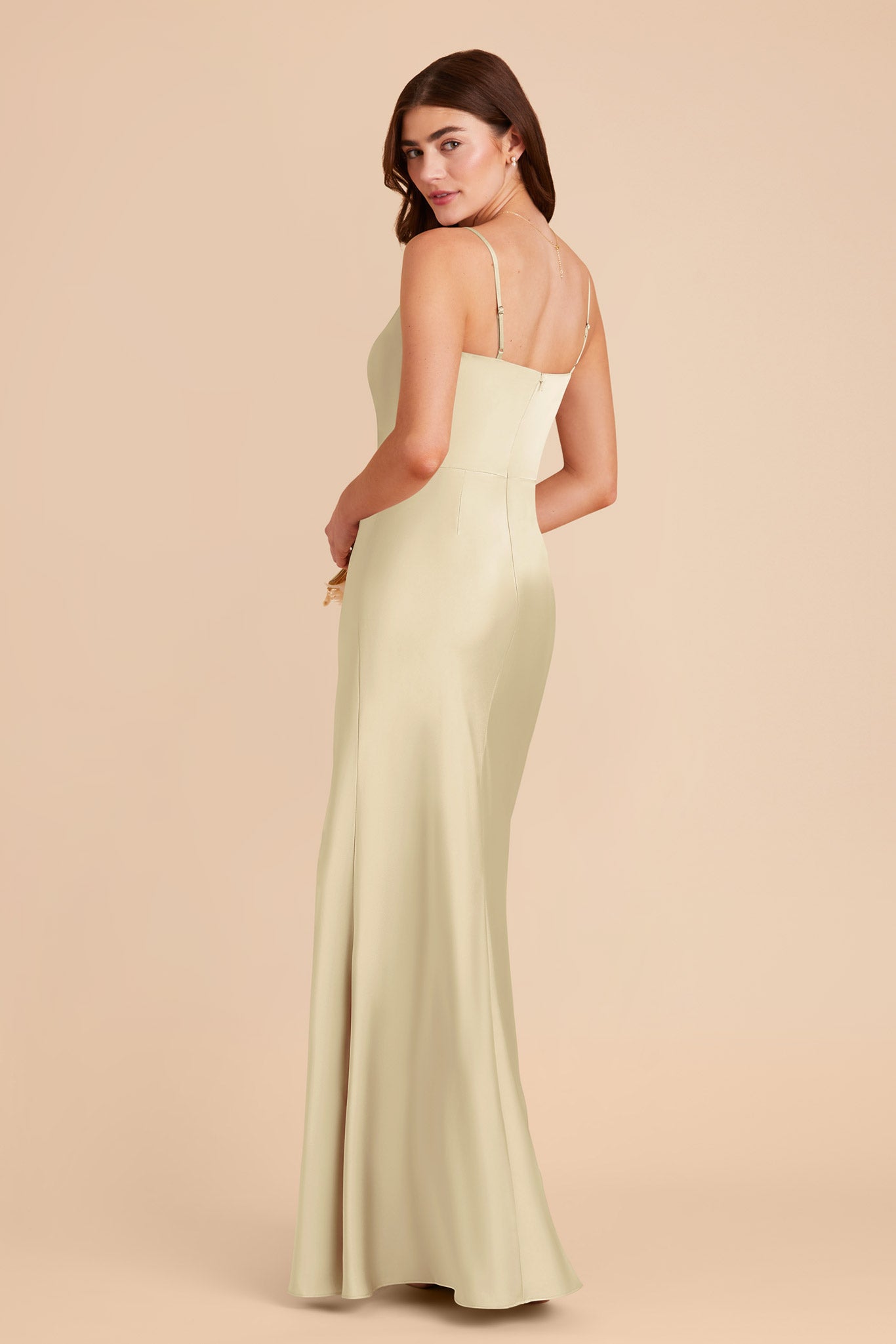 Prosecco Mai Matte Satin Dress by Birdy Grey