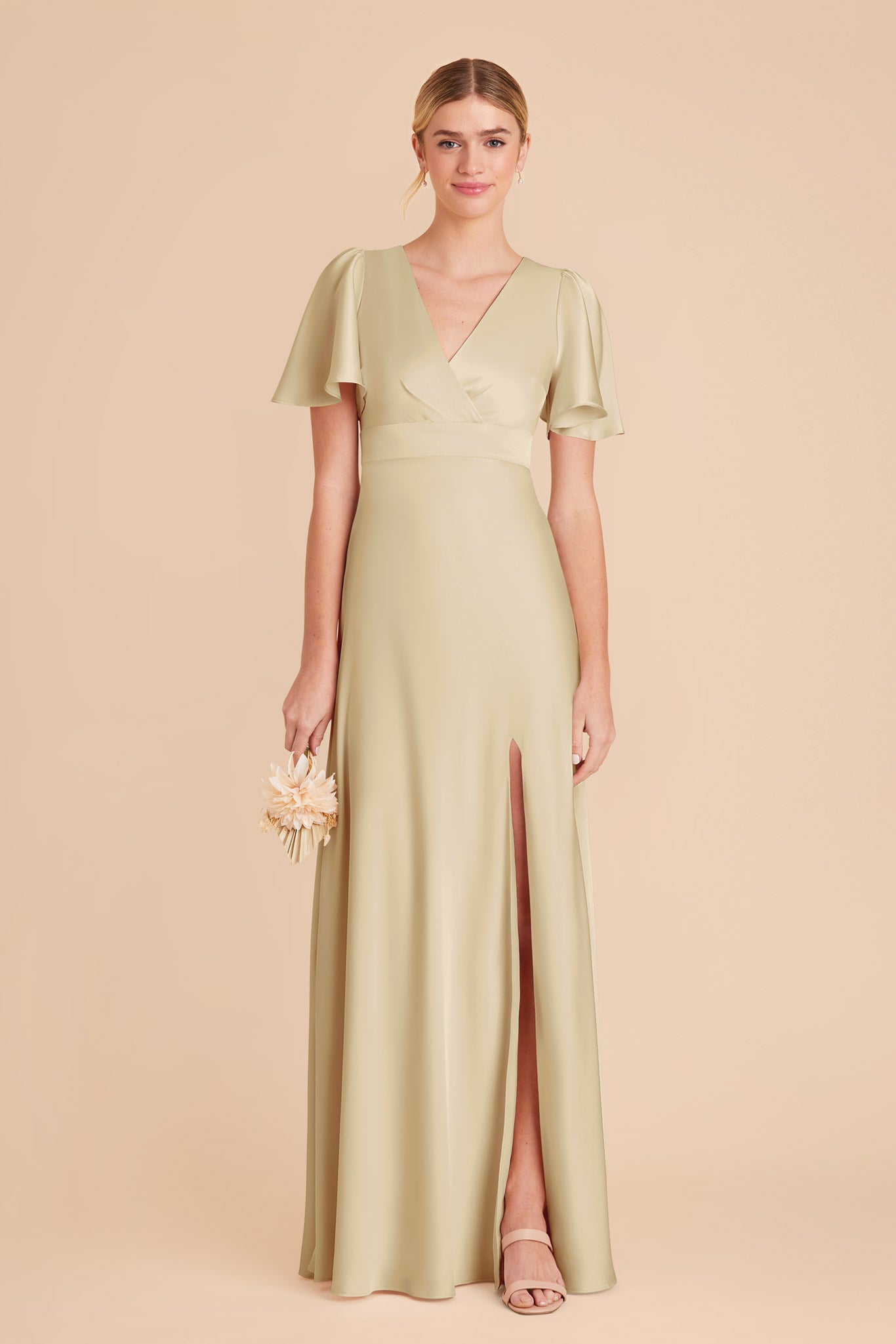 Prosecco Marni Matte Satin Dress by Birdy Grey