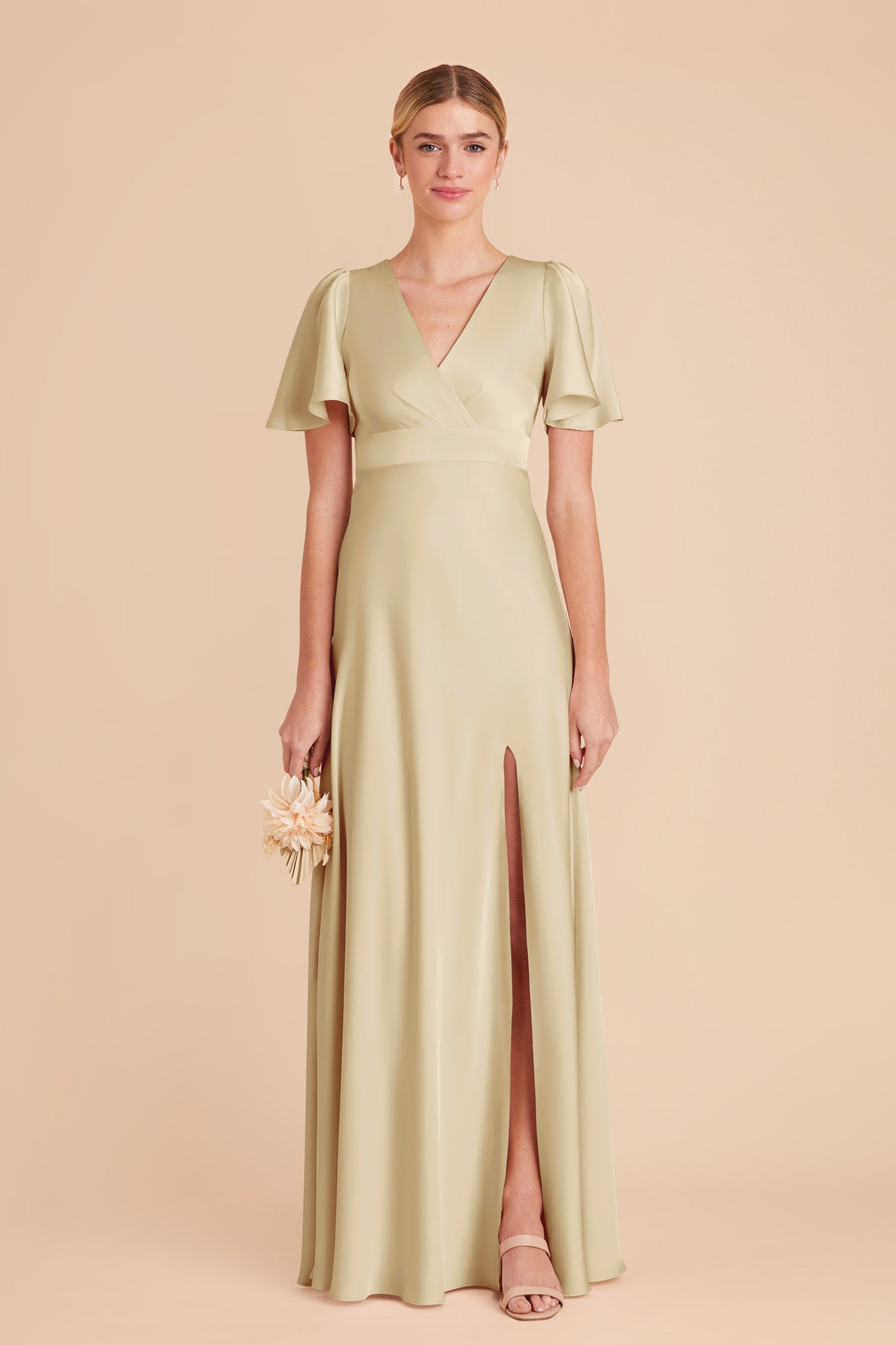 Prosecco Marni Matte Satin Dress by Birdy Grey