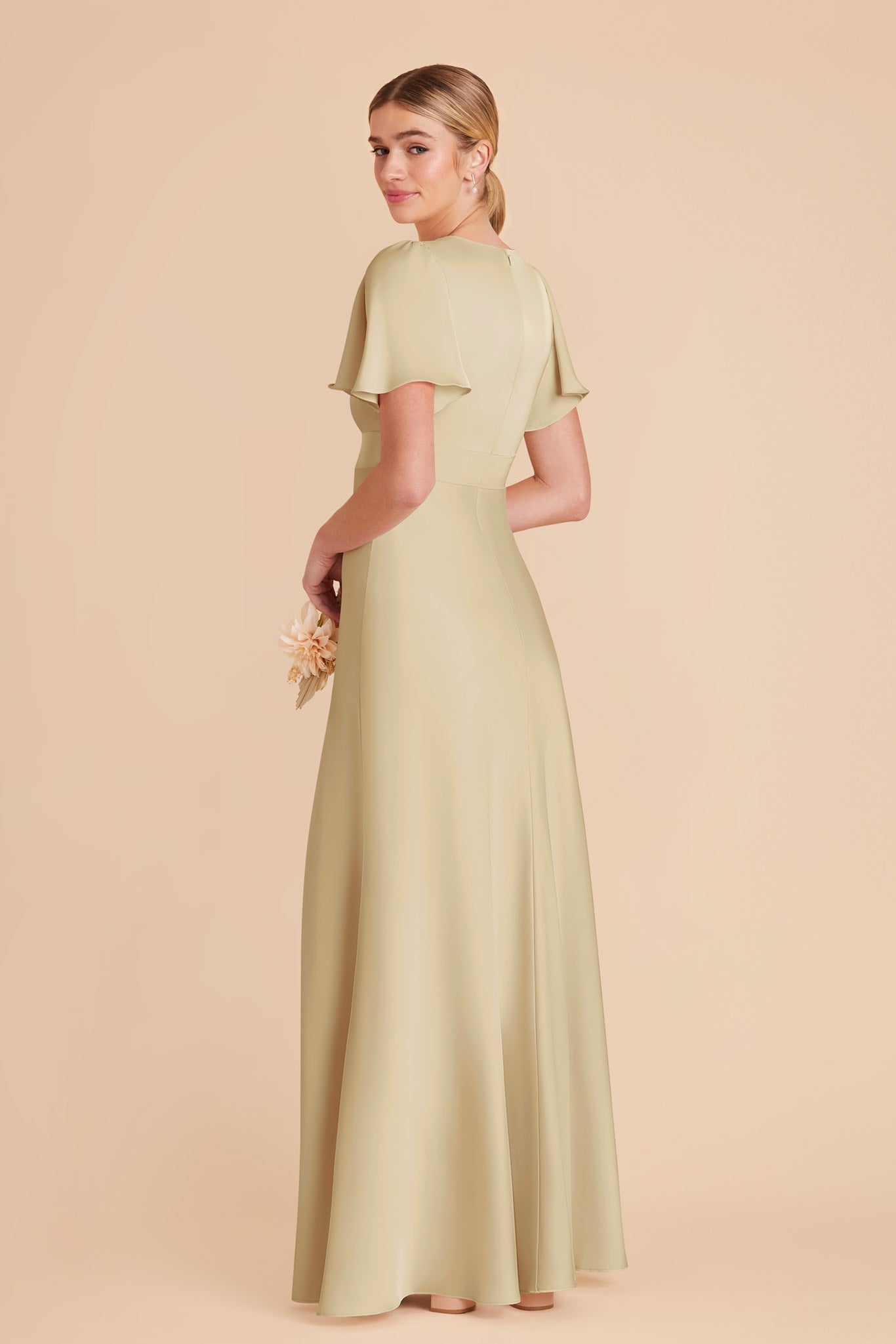 Prosecco Marni Matte Satin Dress by Birdy Grey