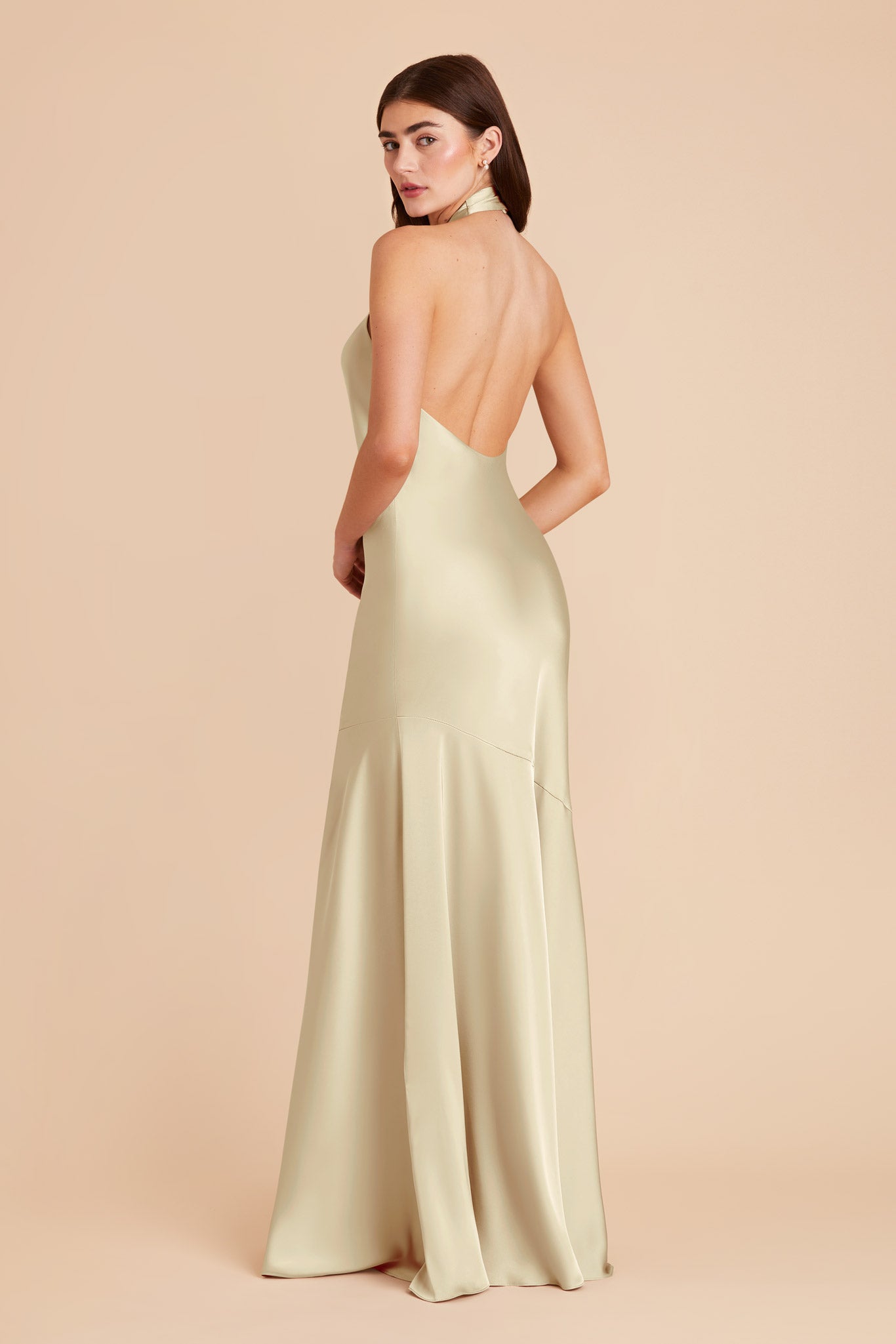 Prosecco Stephanie Matte Satin Dress by Birdy Grey