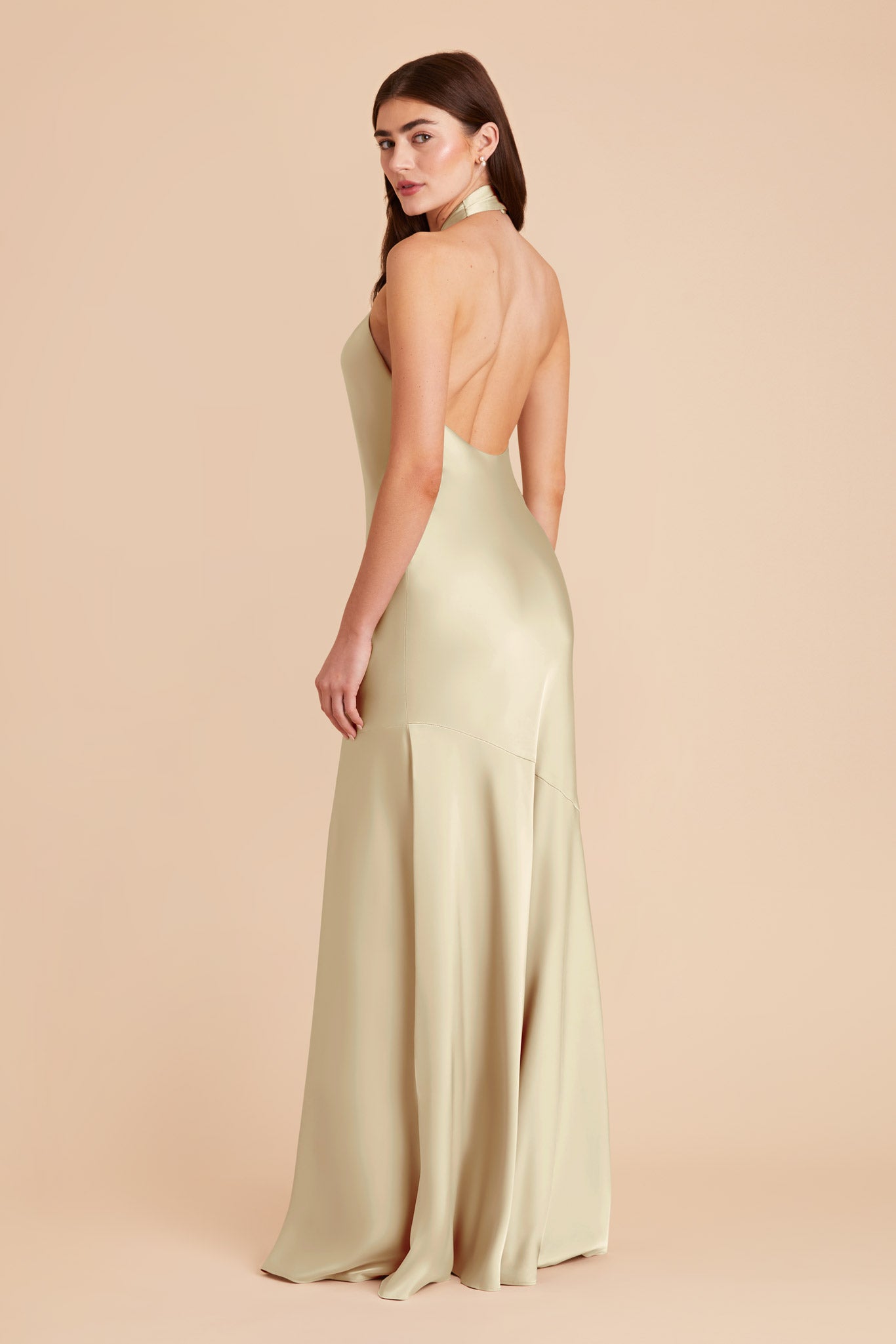 Prosecco Stephanie Matte Satin Dress by Birdy Grey