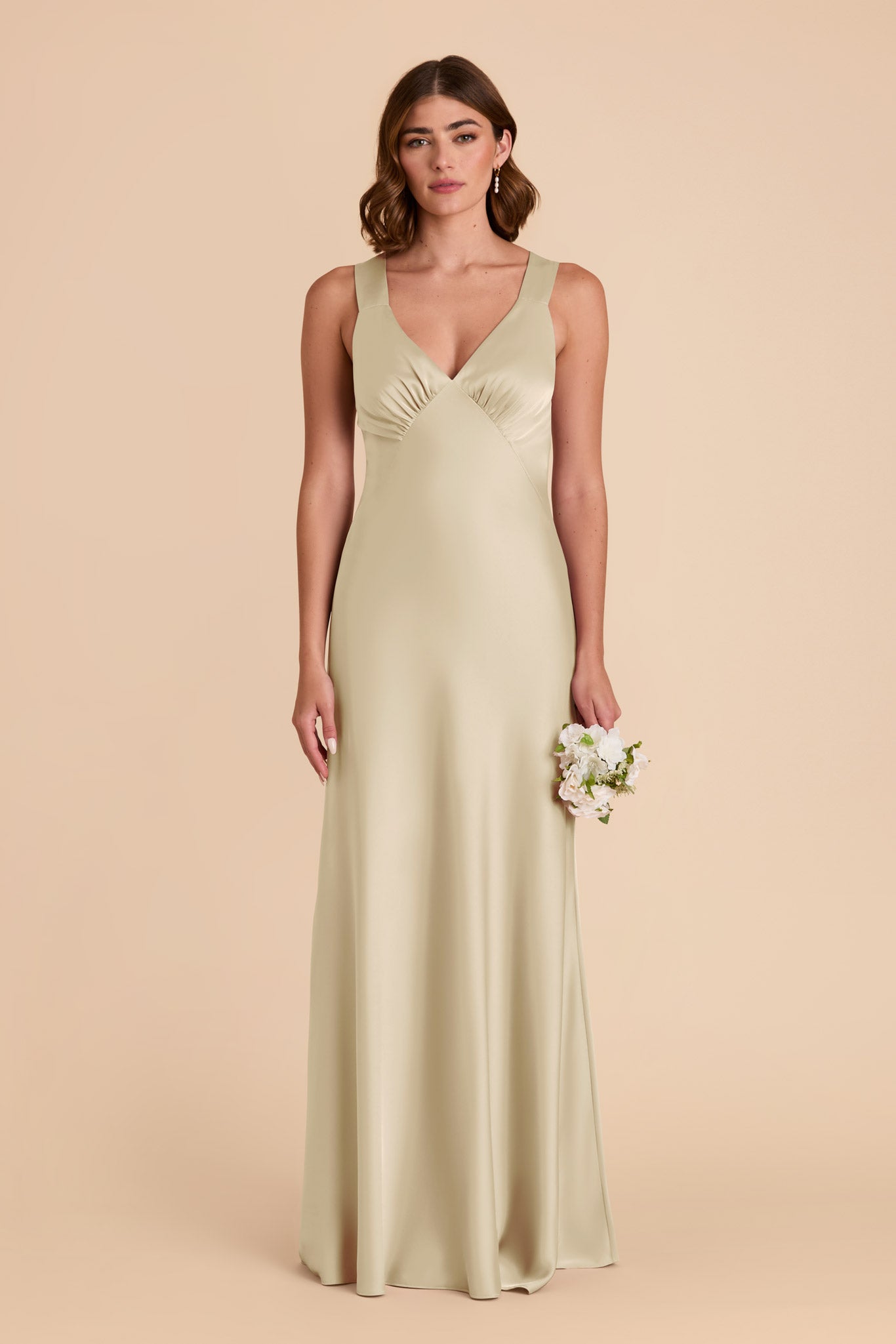 Prosecco Veronica Matte Satin Dress by Birdy Grey