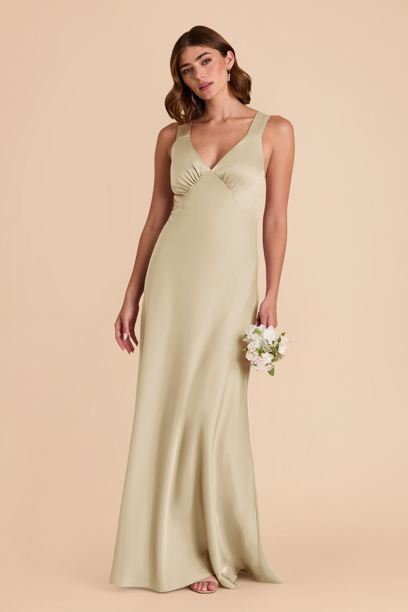 Prosecco Veronica Matte Satin Dress by Birdy Grey