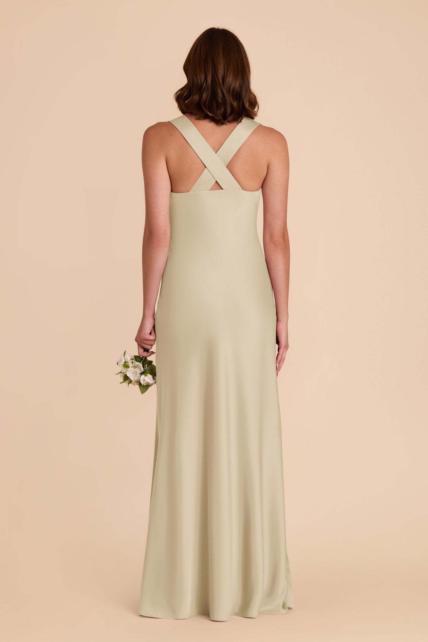 Prosecco Veronica Matte Satin Dress by Birdy Grey