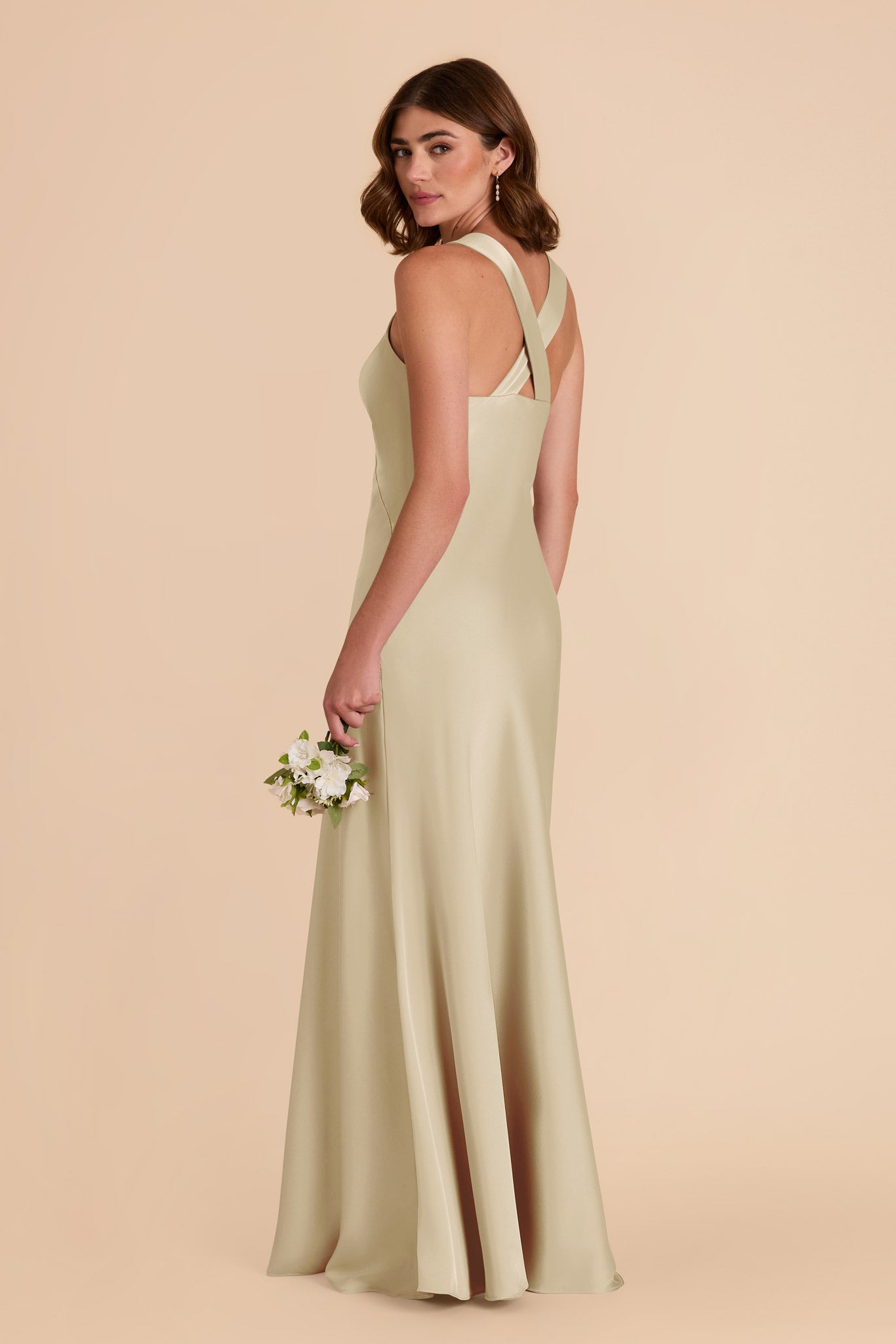 Prosecco Veronica Matte Satin Dress by Birdy Grey