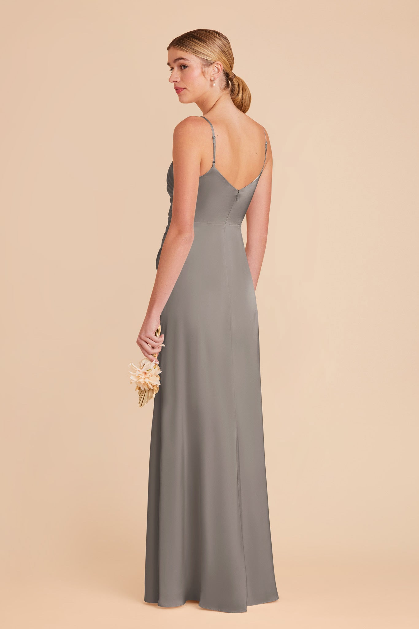 Quartz Catherine Matte Satin Dress by Birdy Grey