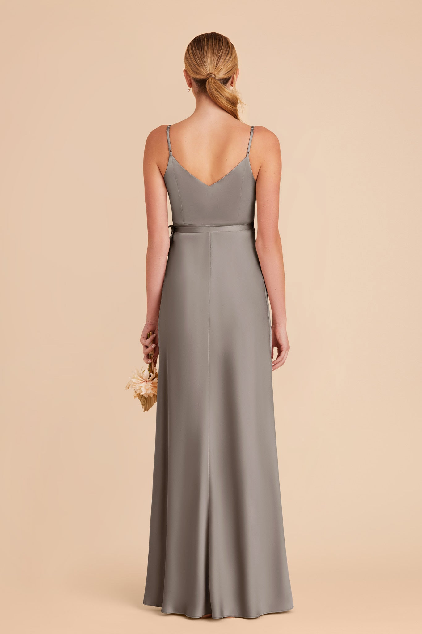 Quartz Cindy Matte Satin Dress by Birdy Grey