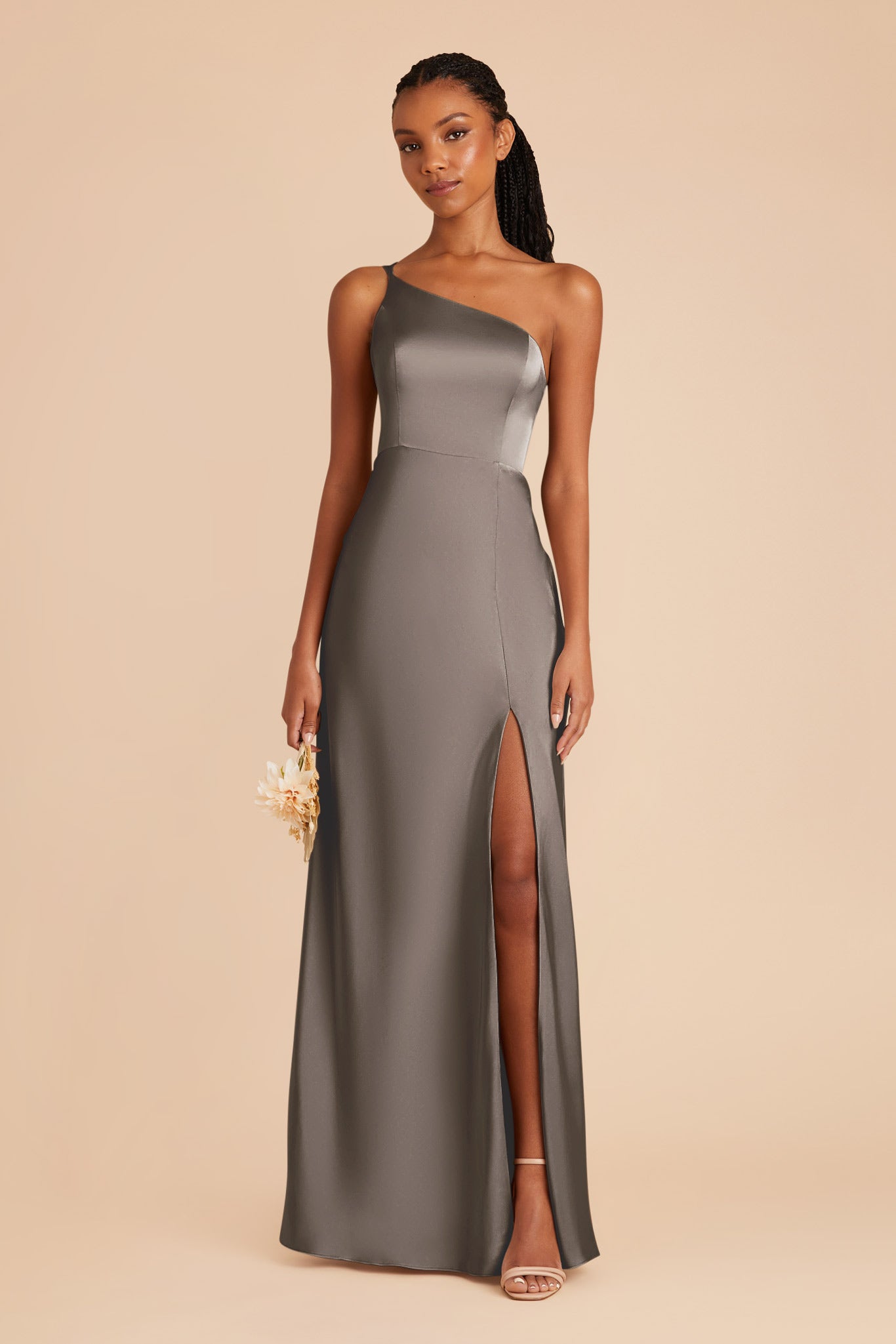 Quartz Kensie Matte Satin Dress by Birdy Grey