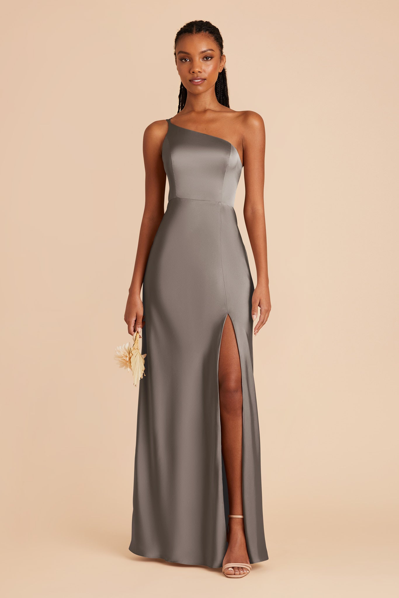 Quartz Kensie Matte Satin Dress by Birdy Grey