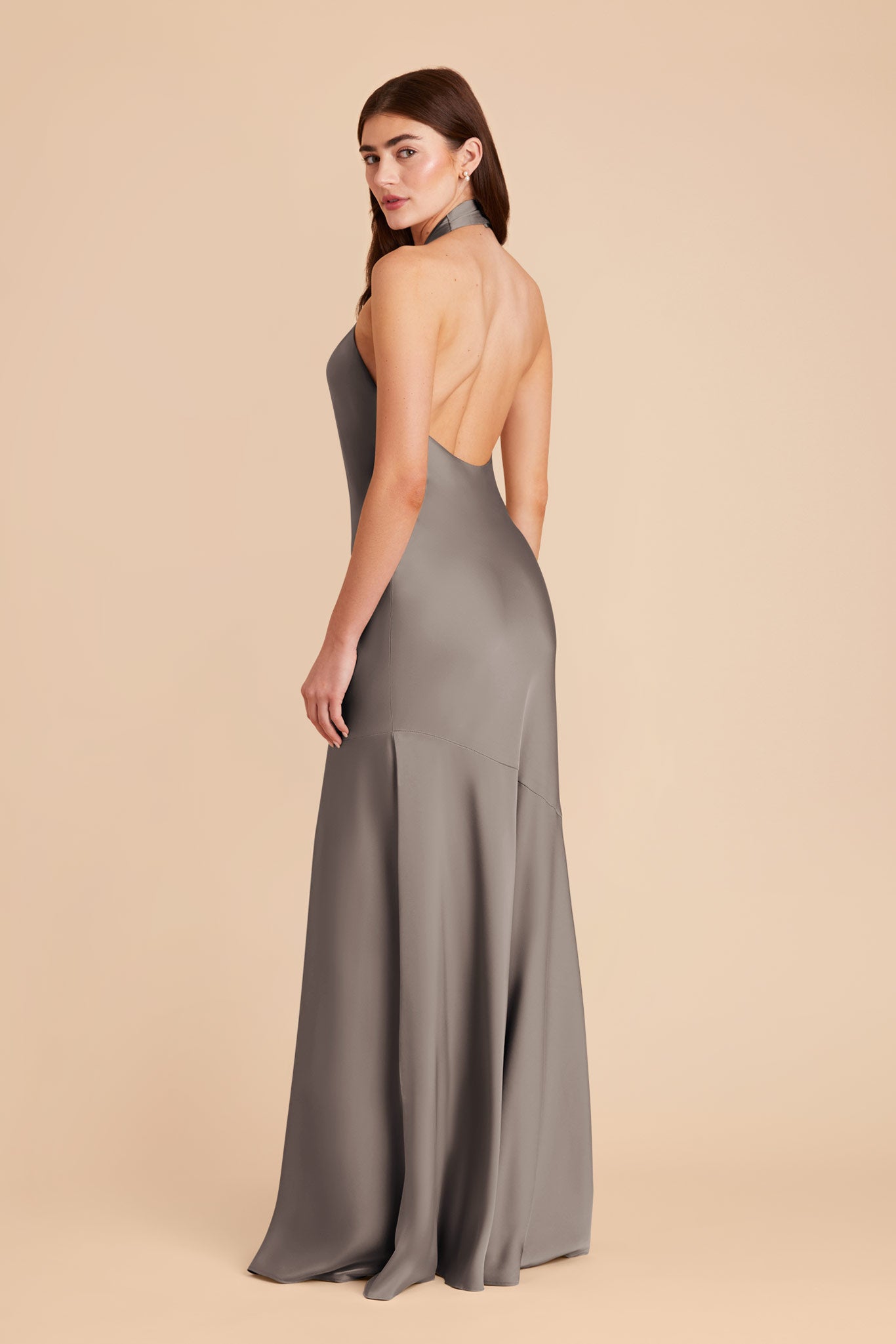 Quartz Stephanie Matte Satin Dress by Birdy Grey