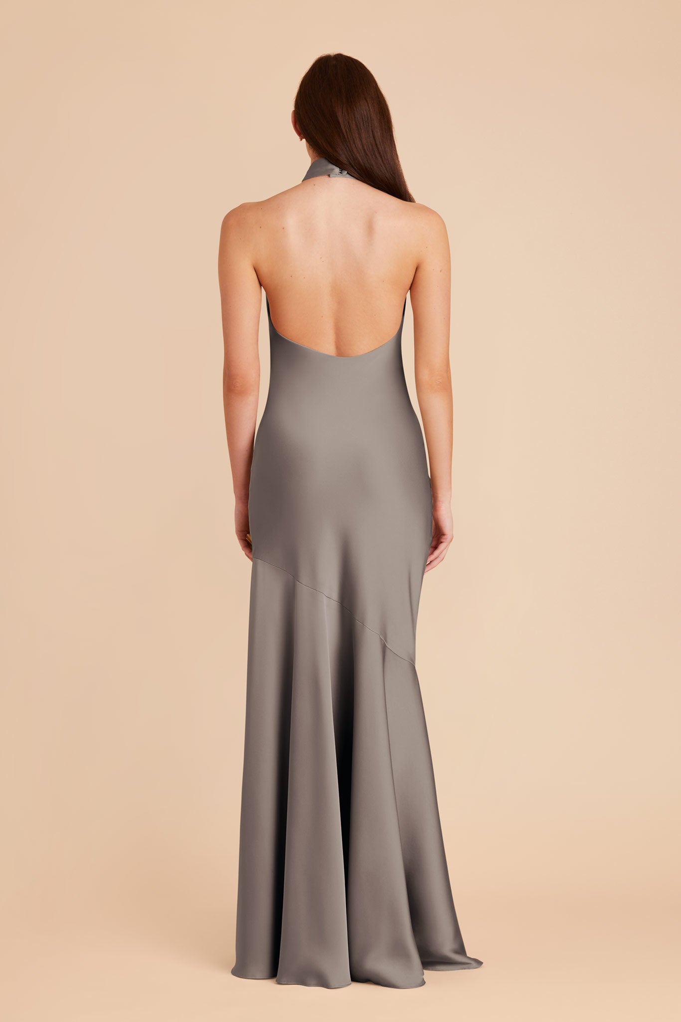 Quartz Stephanie Matte Satin Dress by Birdy Grey