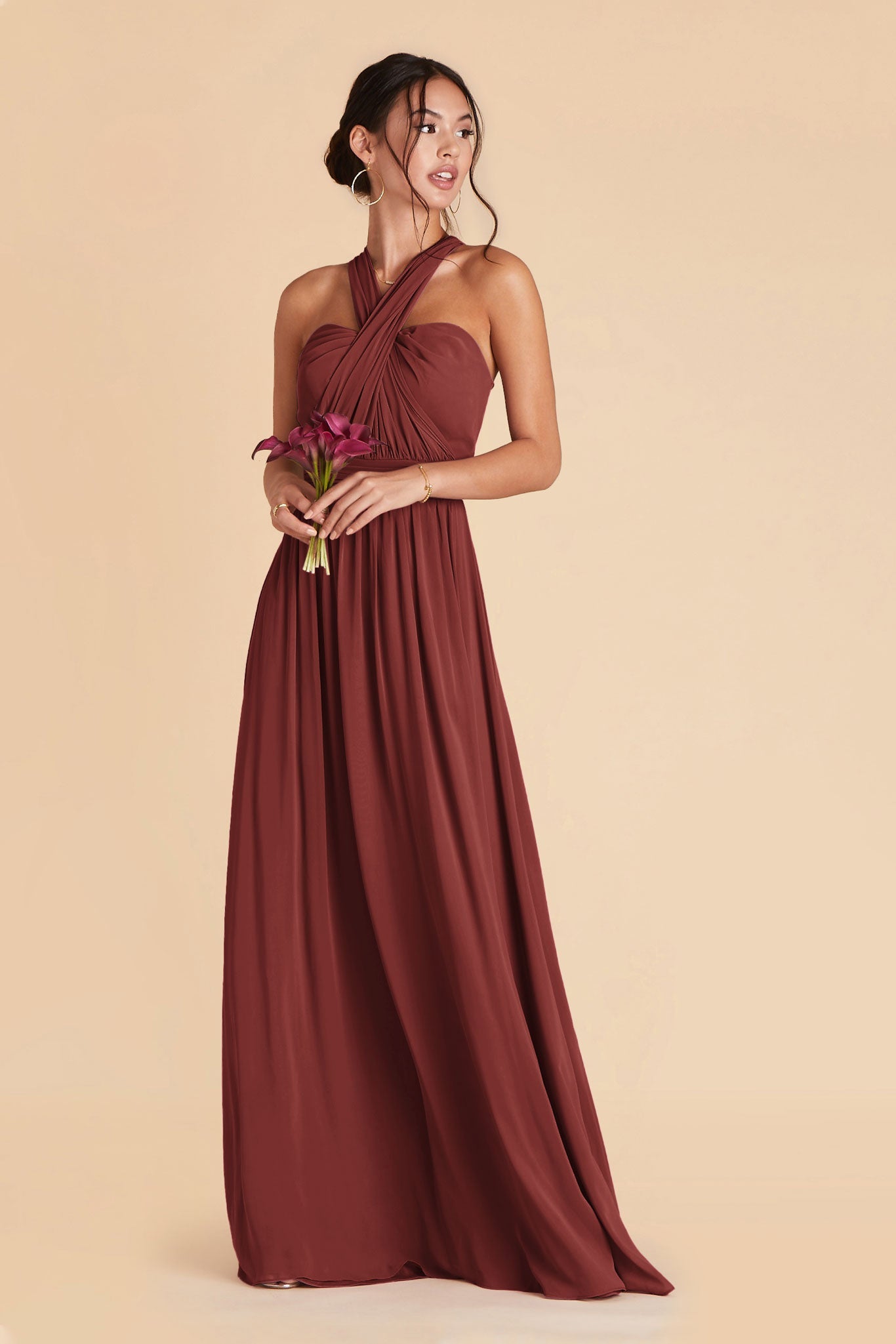 Rosewood Grace Convertible Dress by Birdy Grey