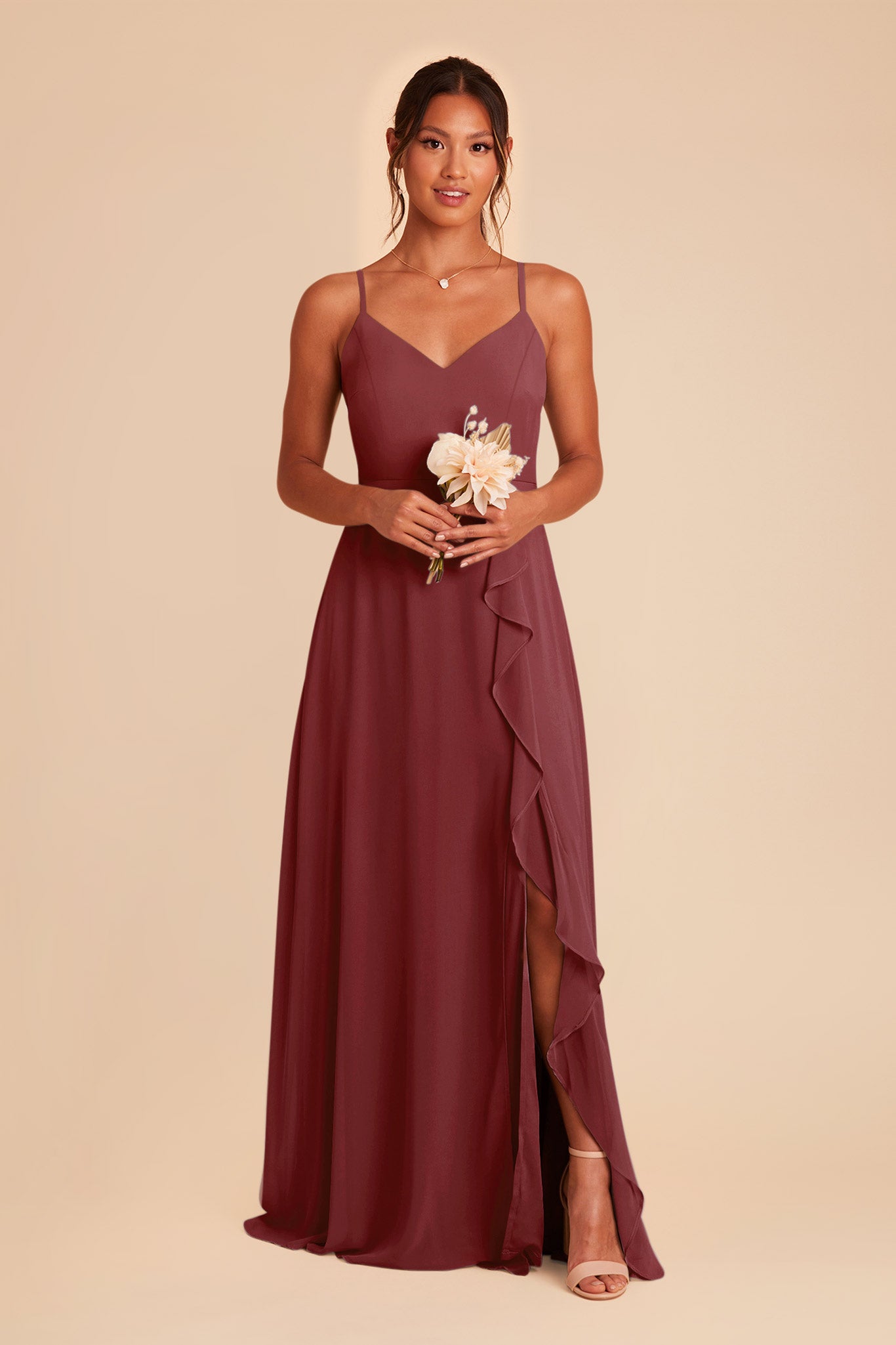 Rosewood Theresa Chiffon Dress by Birdy Grey