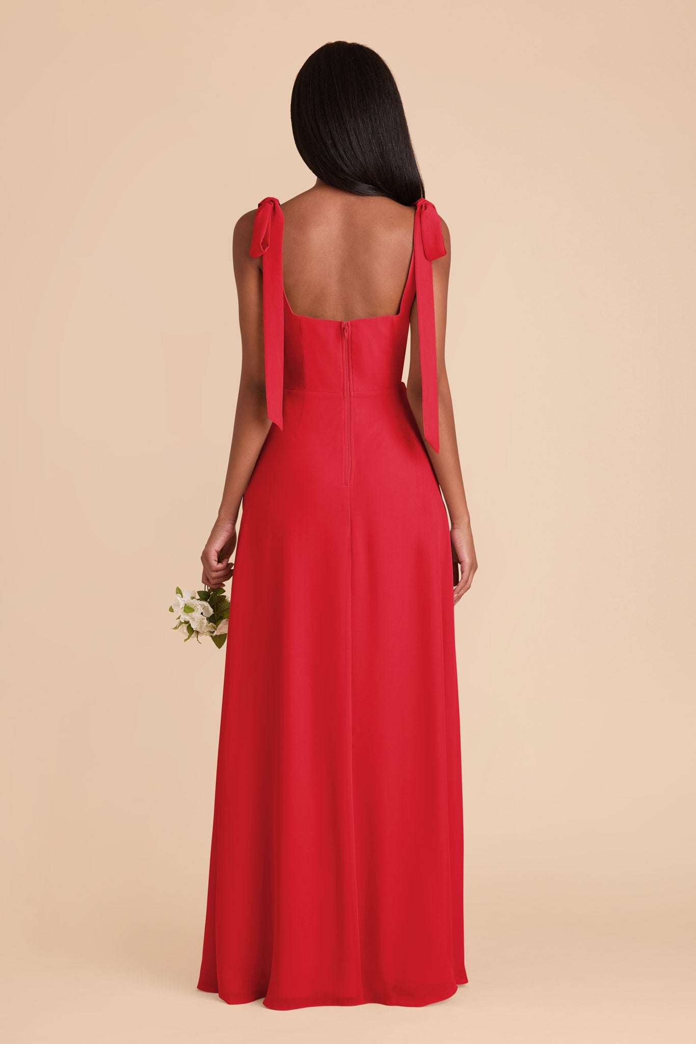 Ruby Red Alex Convertible Chiffon Dress by Birdy Grey