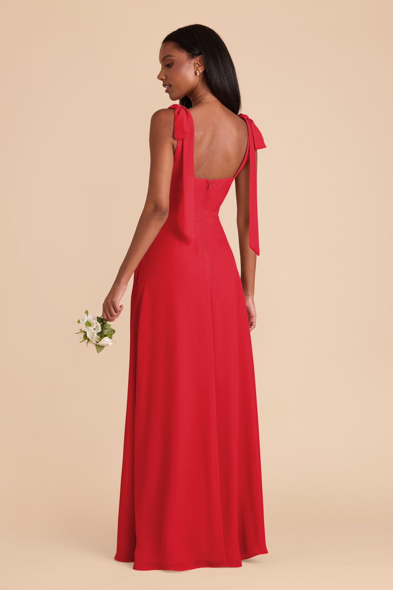 Ruby Red Alex Convertible Chiffon Dress by Birdy Grey